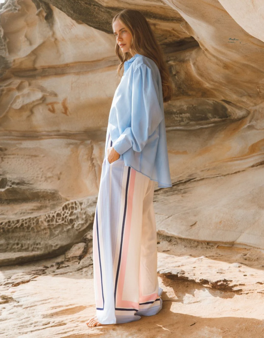 Clarabelle Wide Leg Pant - Multi - Image 3