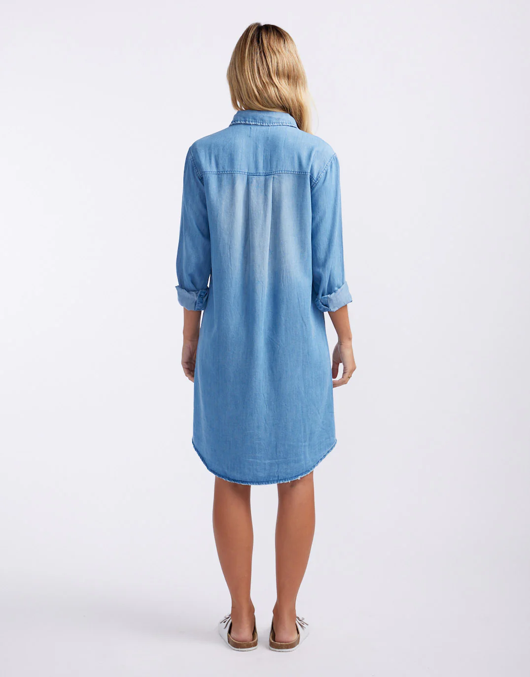 Cleo Vintage Dress - Denim - Image 13