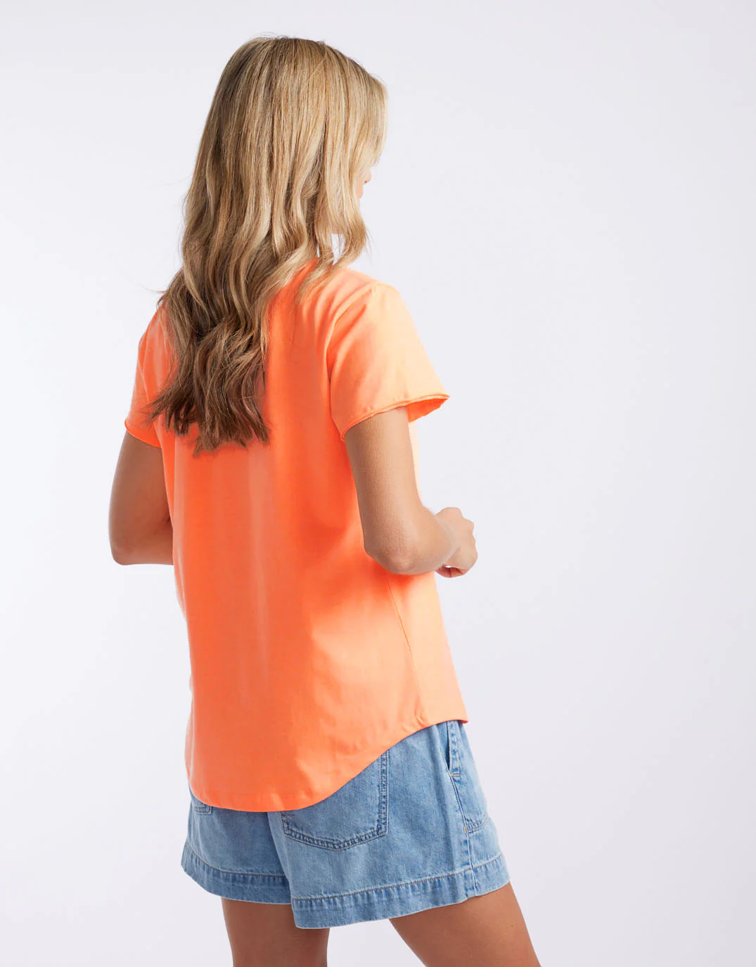 Club Tropez Round Neck Tee - Citrus - Image 6