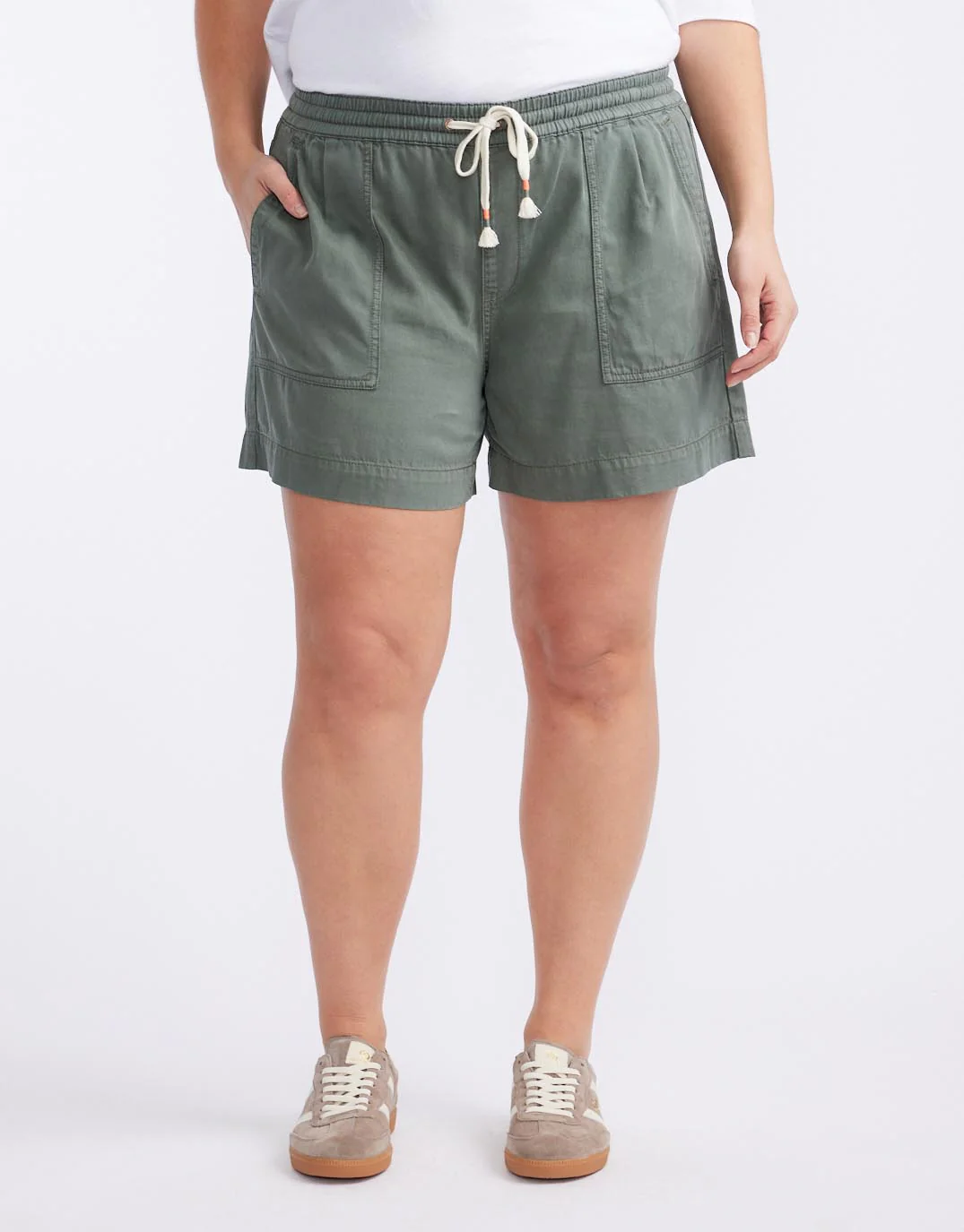 Coco Denim Short - Khaki - Image 9
