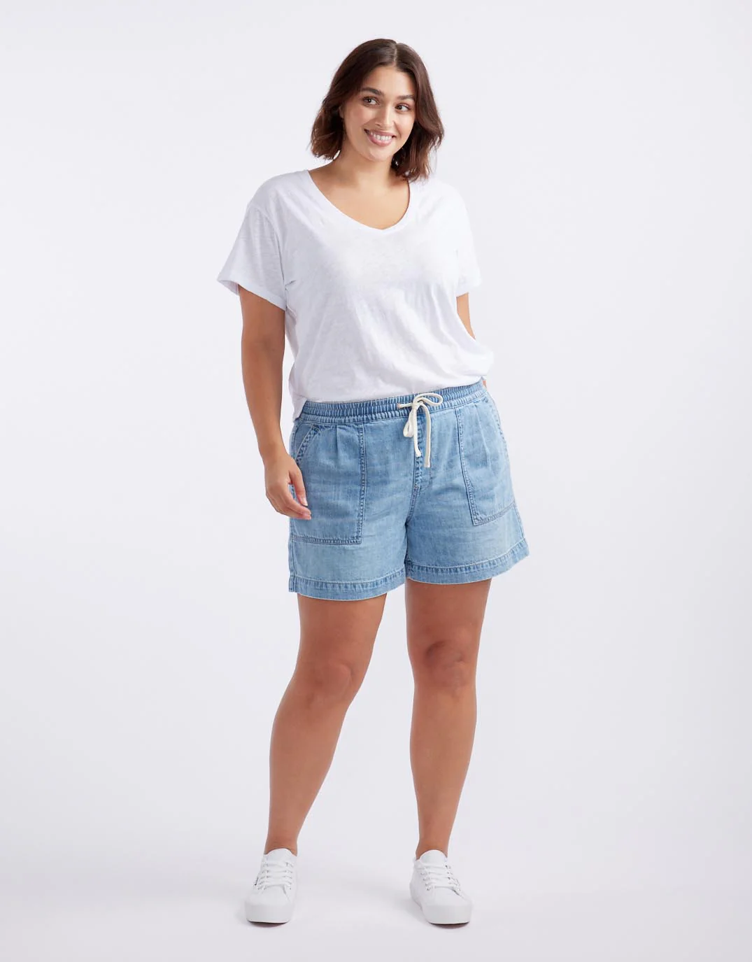 Coco Denim Short - Mid Wash - Image 4