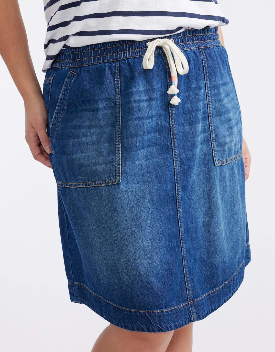Coco Denim Skirt - Dark Wash - Image 10