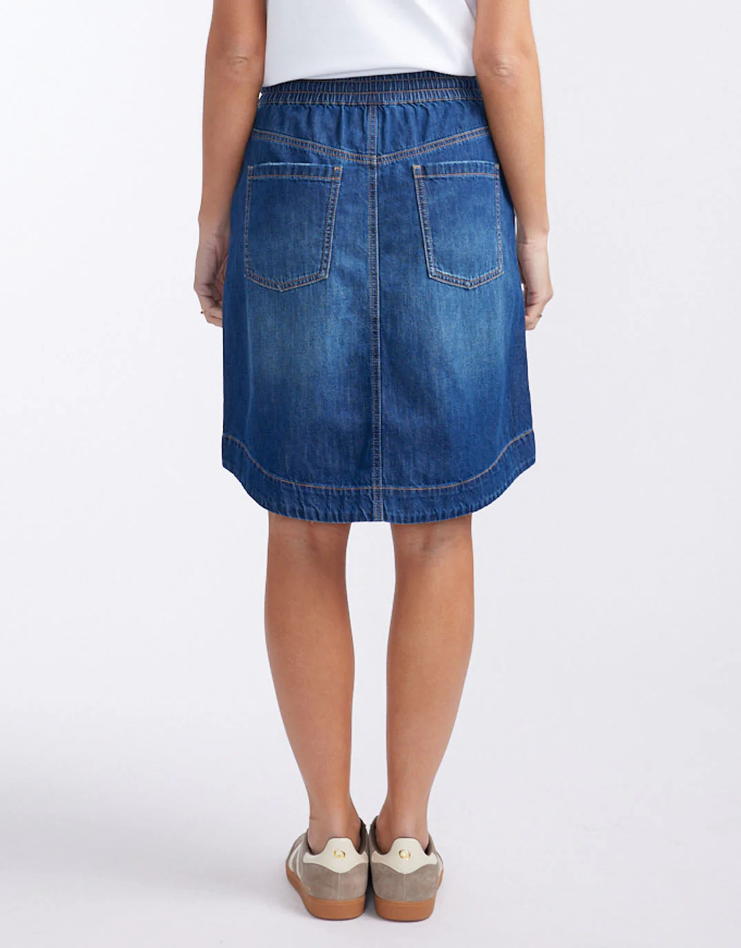 Coco Denim Skirt - Dark Wash - Image 12