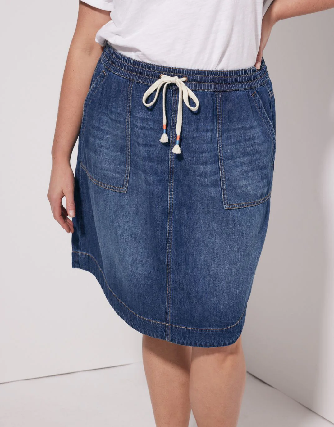 Coco Denim Skirt - Dark Wash - Image 8