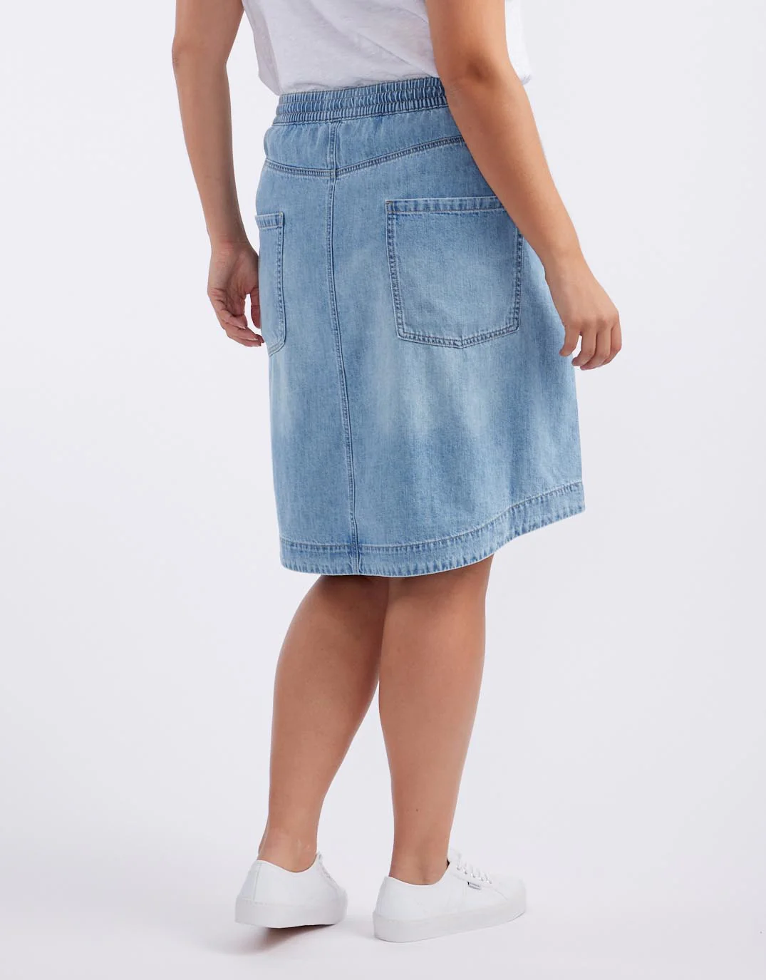 Coco Denim Skirt - Mid Wash - Image 16