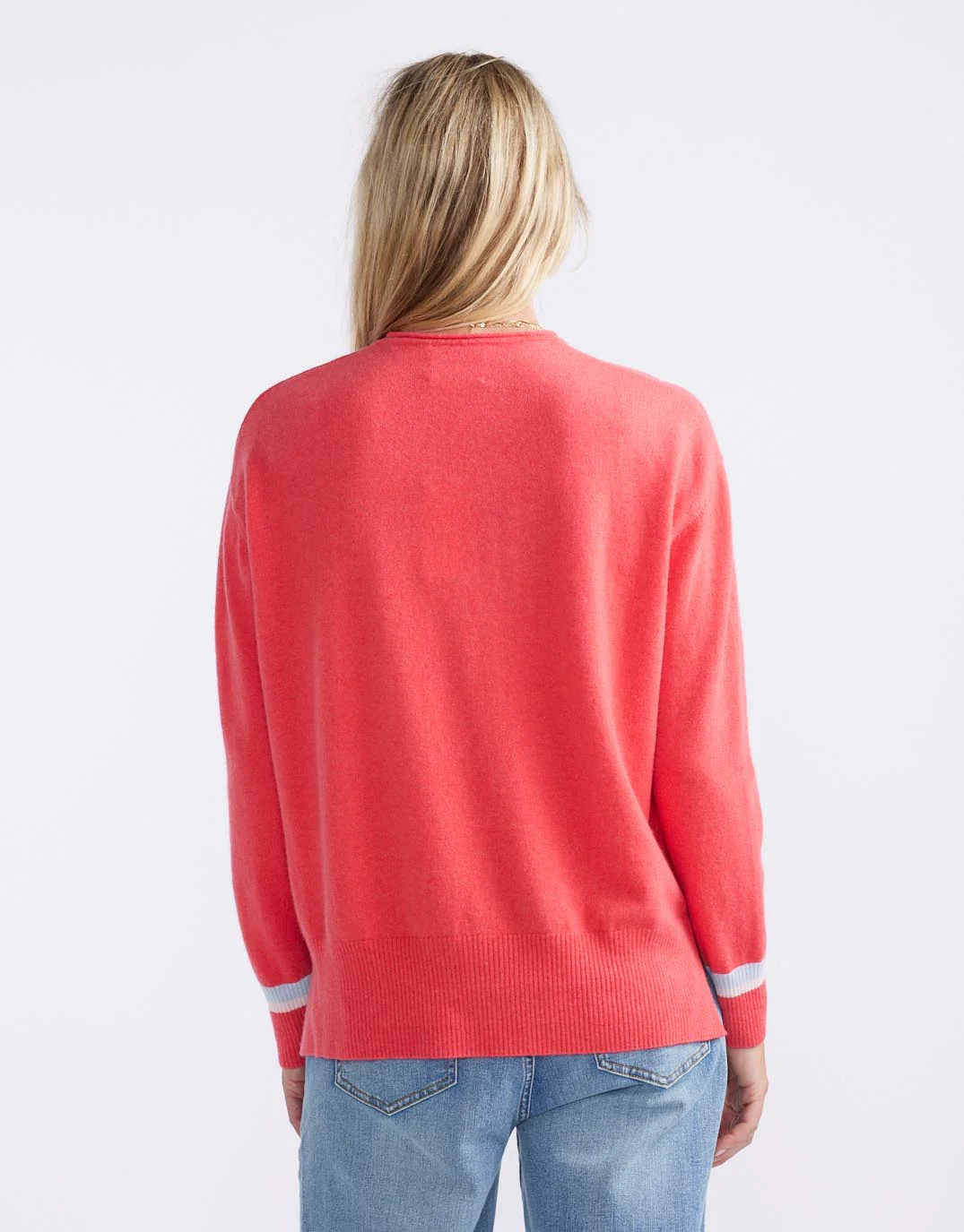 Como Wool Cashmere Knit - Melon - Image 10