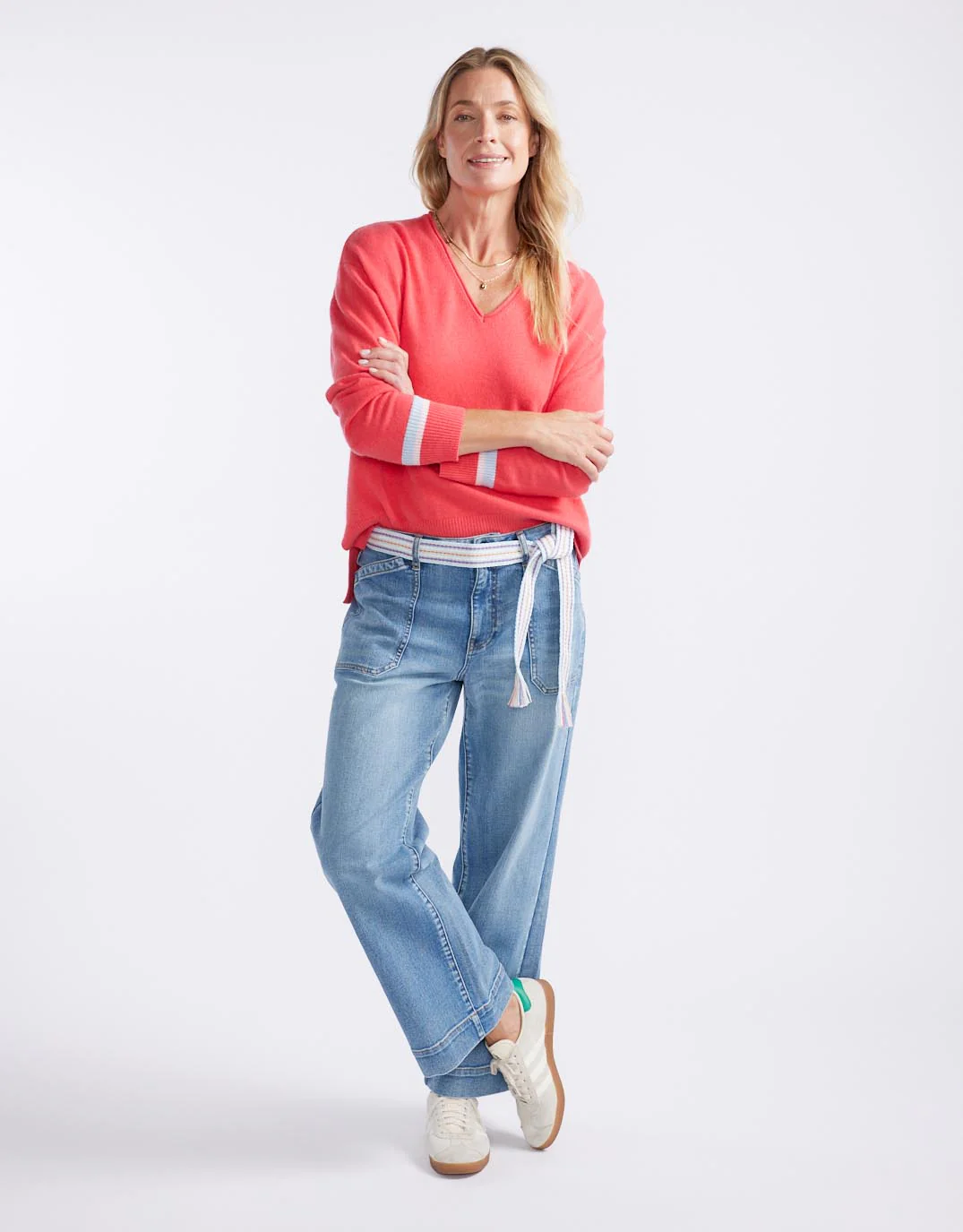 Como Wool Cashmere Knit - Melon - Image 7