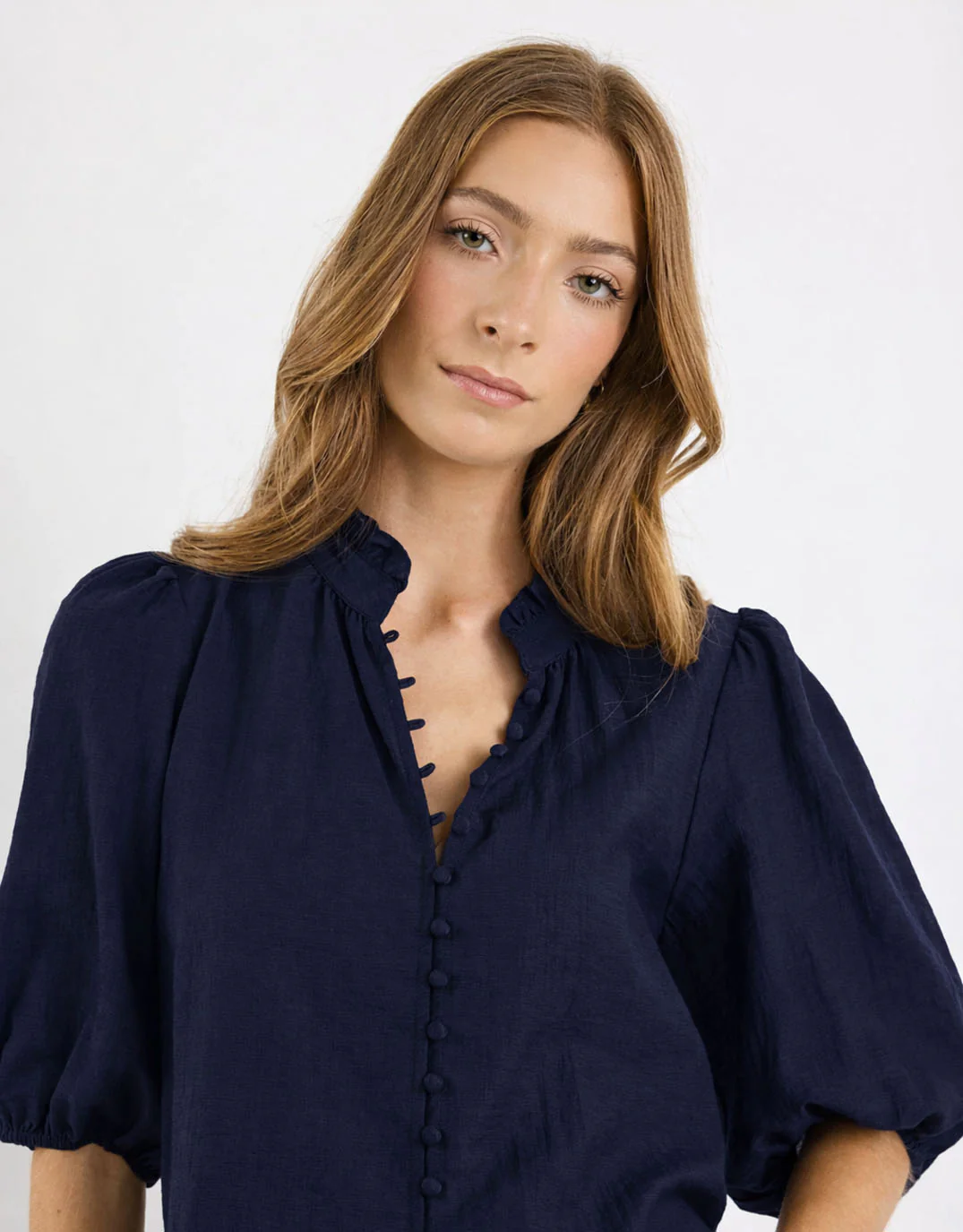 Continuance Short Sleeve Top - Navy - Image 3