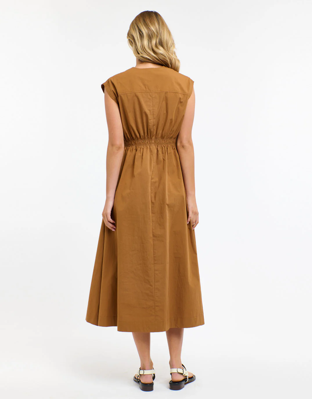 Cooper Cotton Dress - Butterscotch - Image 4