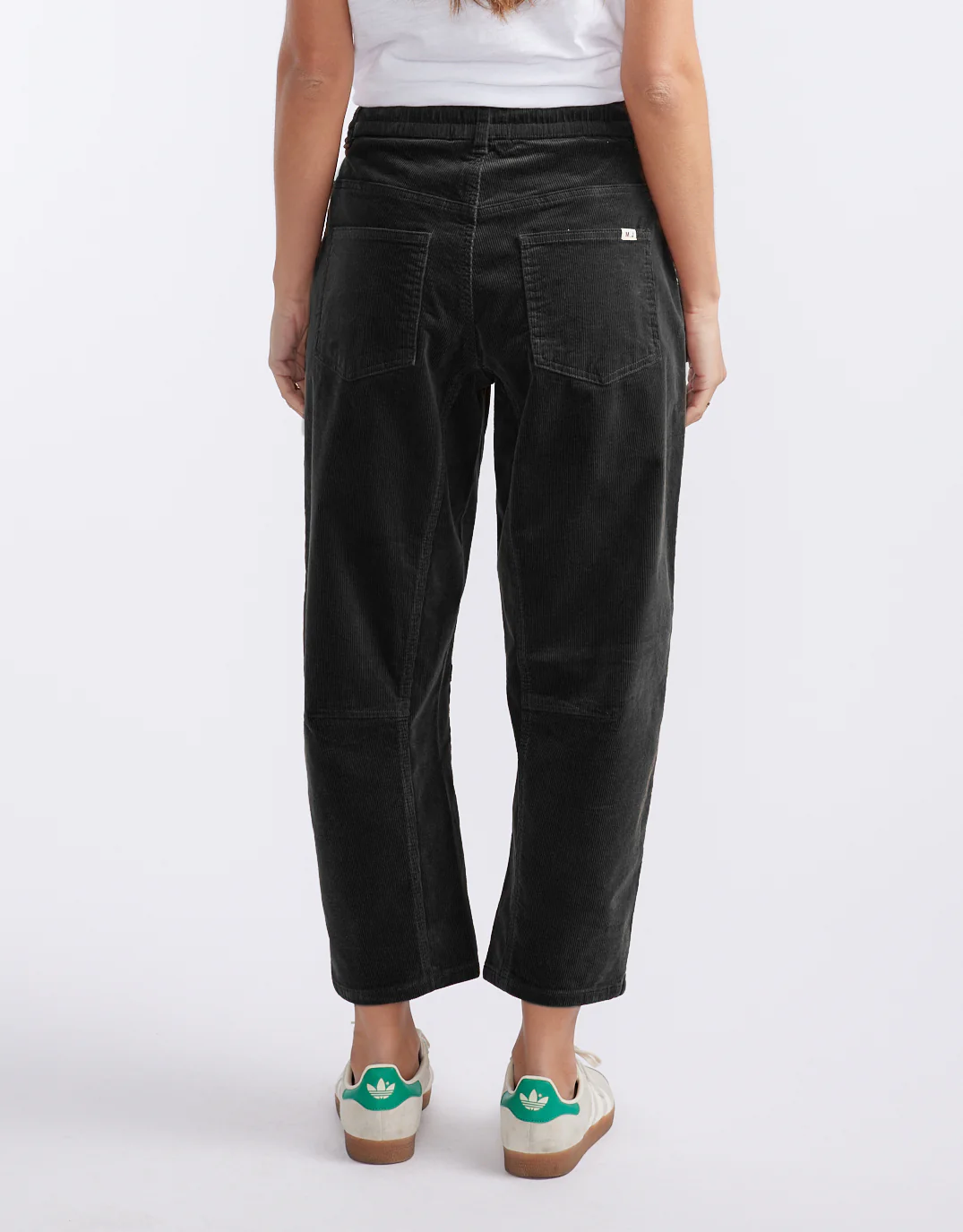 Cord Leo Barrel Jean - Black - Image 5