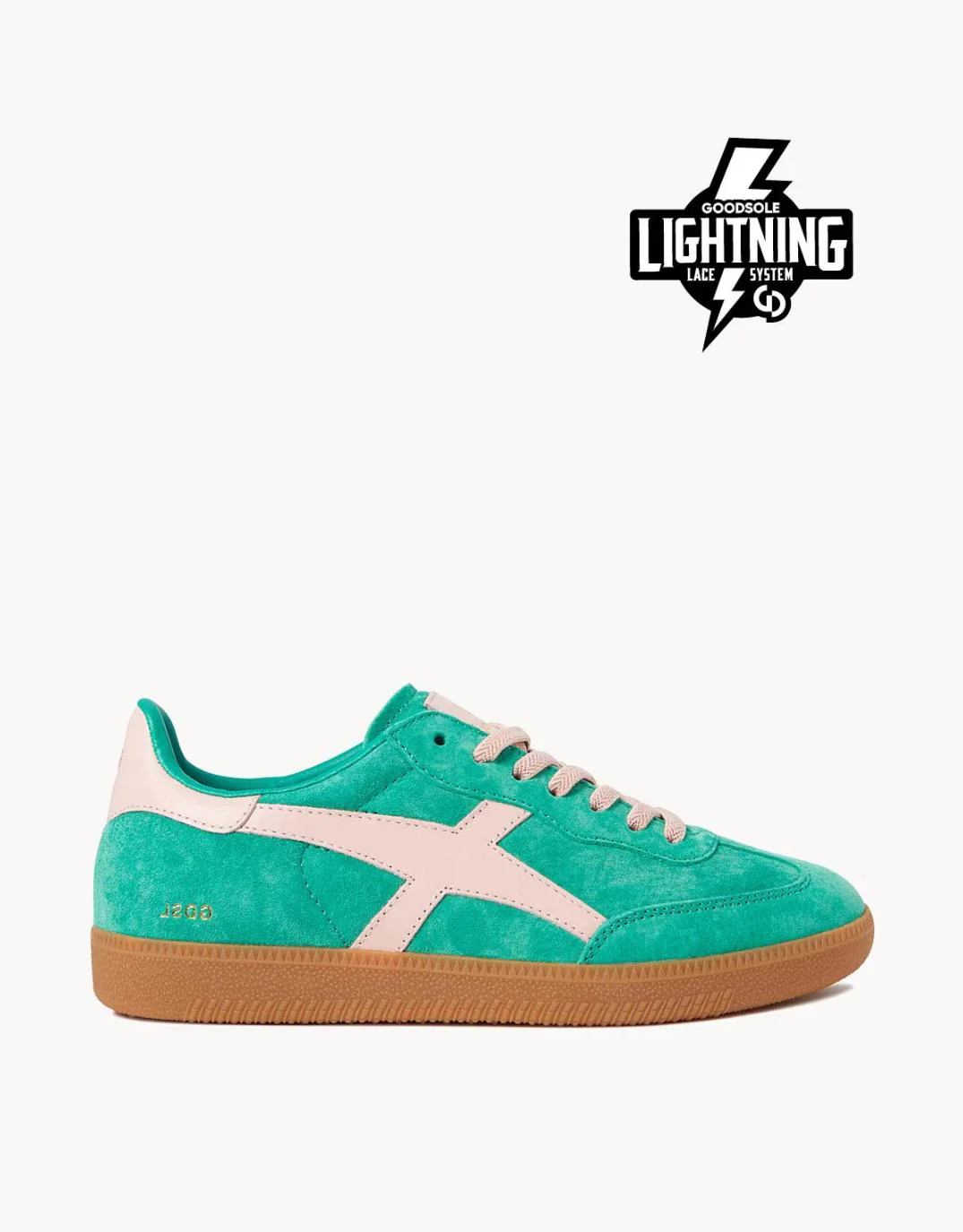 Crossroads Suede Sneakers - Pine/Pink - Image 2