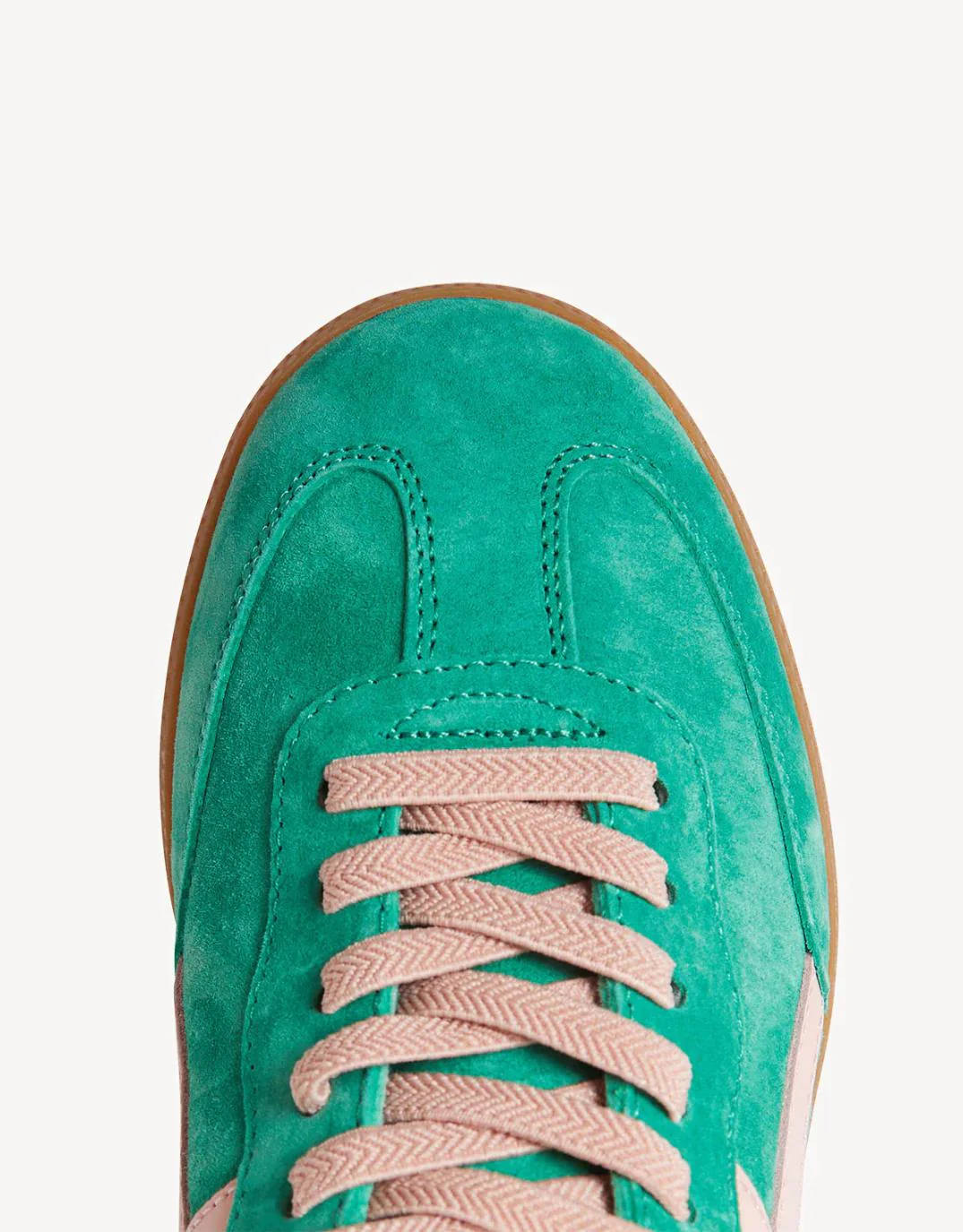Crossroads Suede Sneakers - Pine/Pink - Image 5