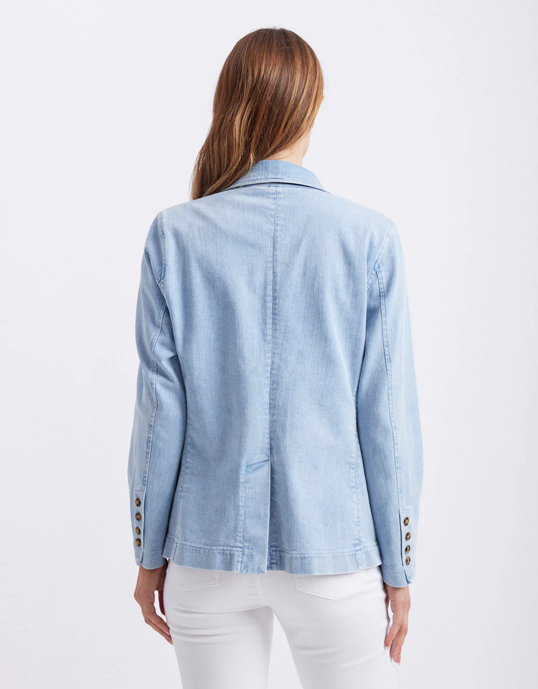 Denim Blazer - Ice Blue - Image 5