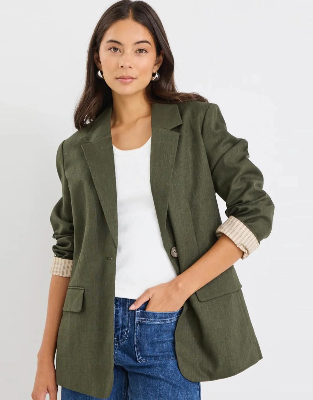 Dock Blazer - Khaki - Image 3