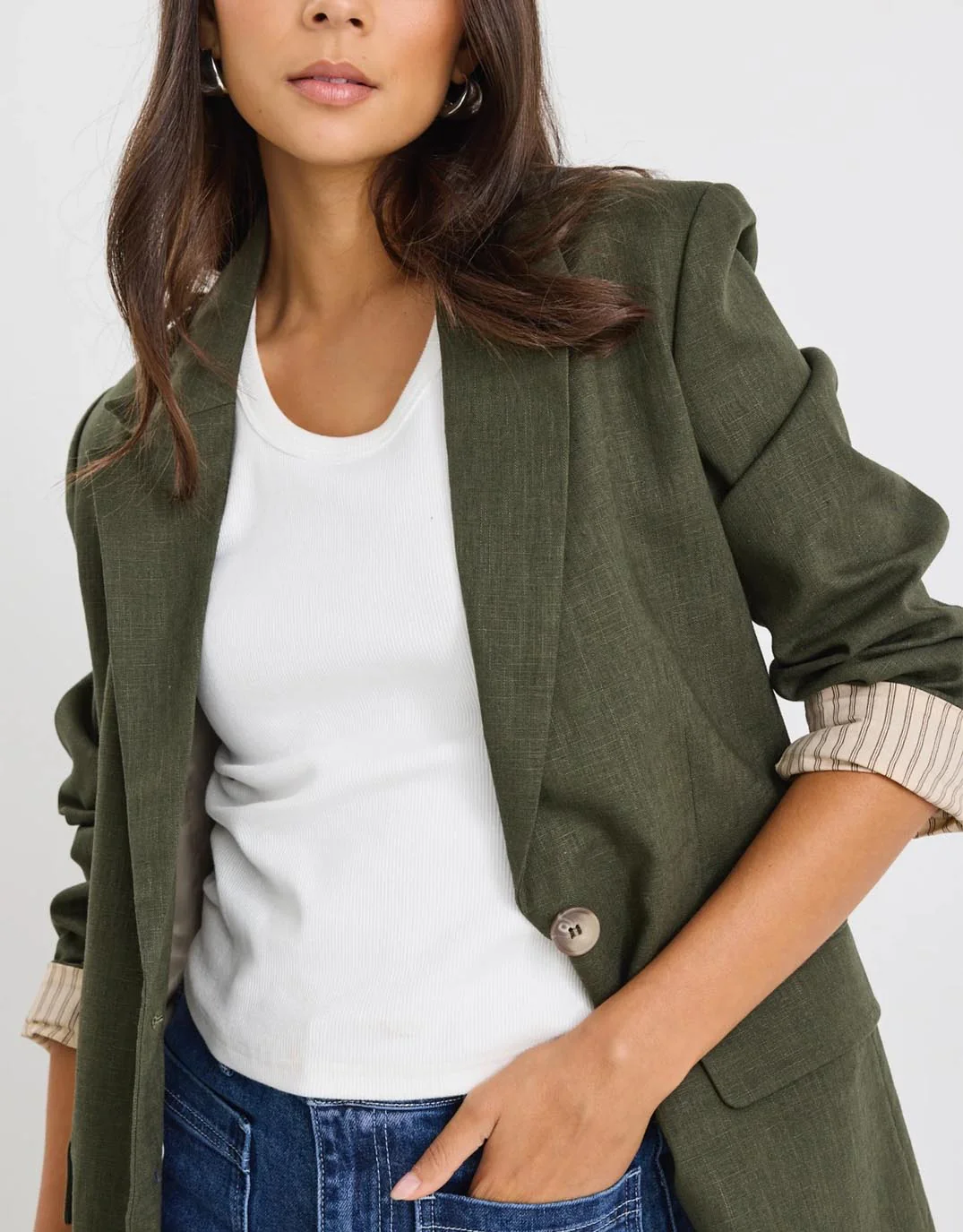 Dock Blazer - Khaki - Image 5