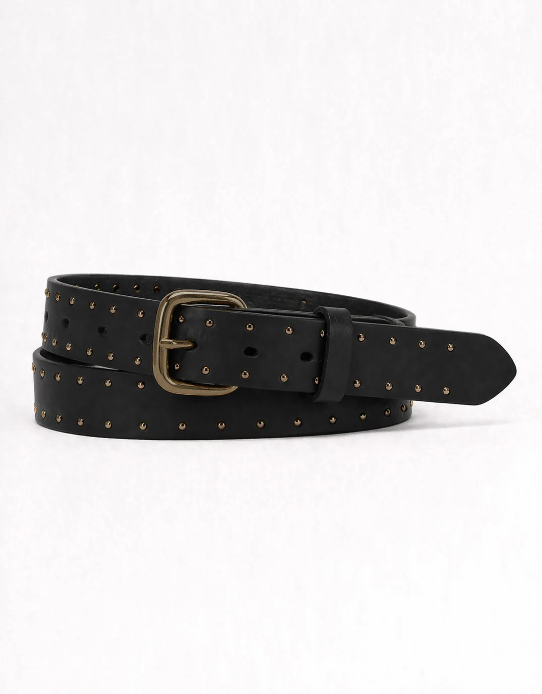 Double Studded Belt - Black