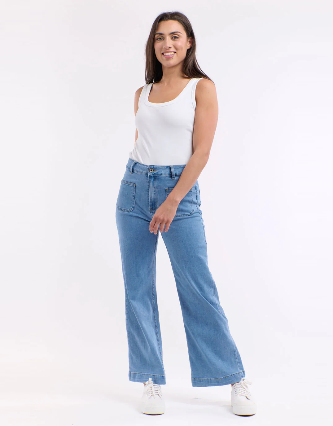 Eddie 7/8 Jean - Light Wash - Image 2