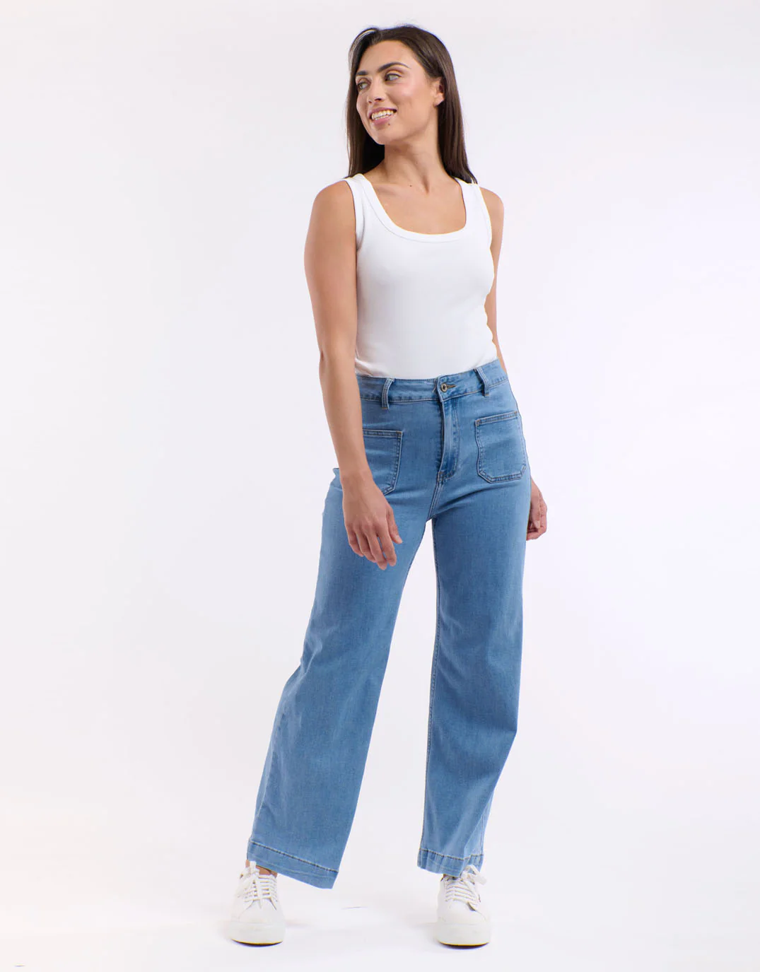 Eddie 7/8 Jean - Light Wash - Image 3