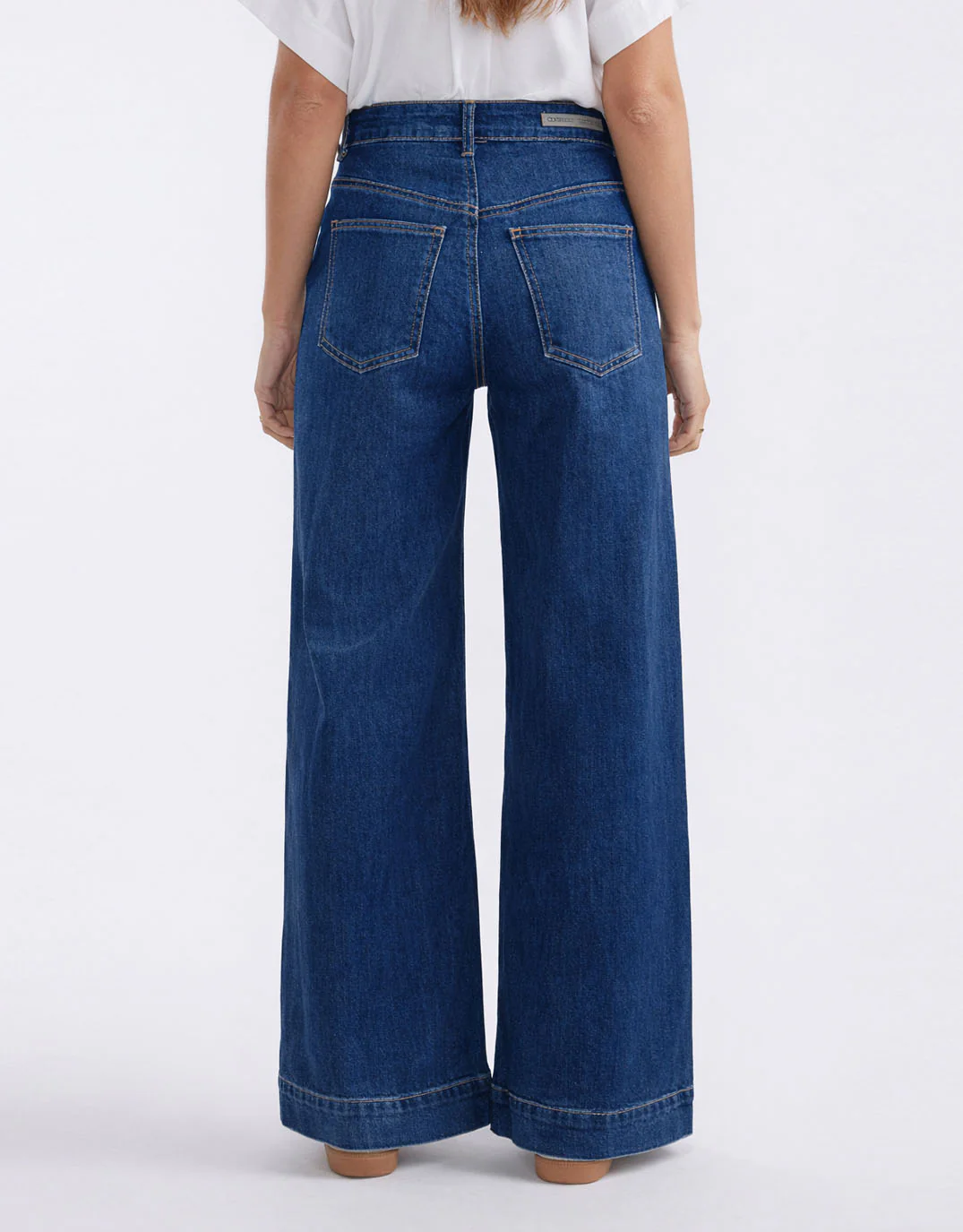 Ellery Stretch Straight Leg Jeans - Dark Wash - Image 3
