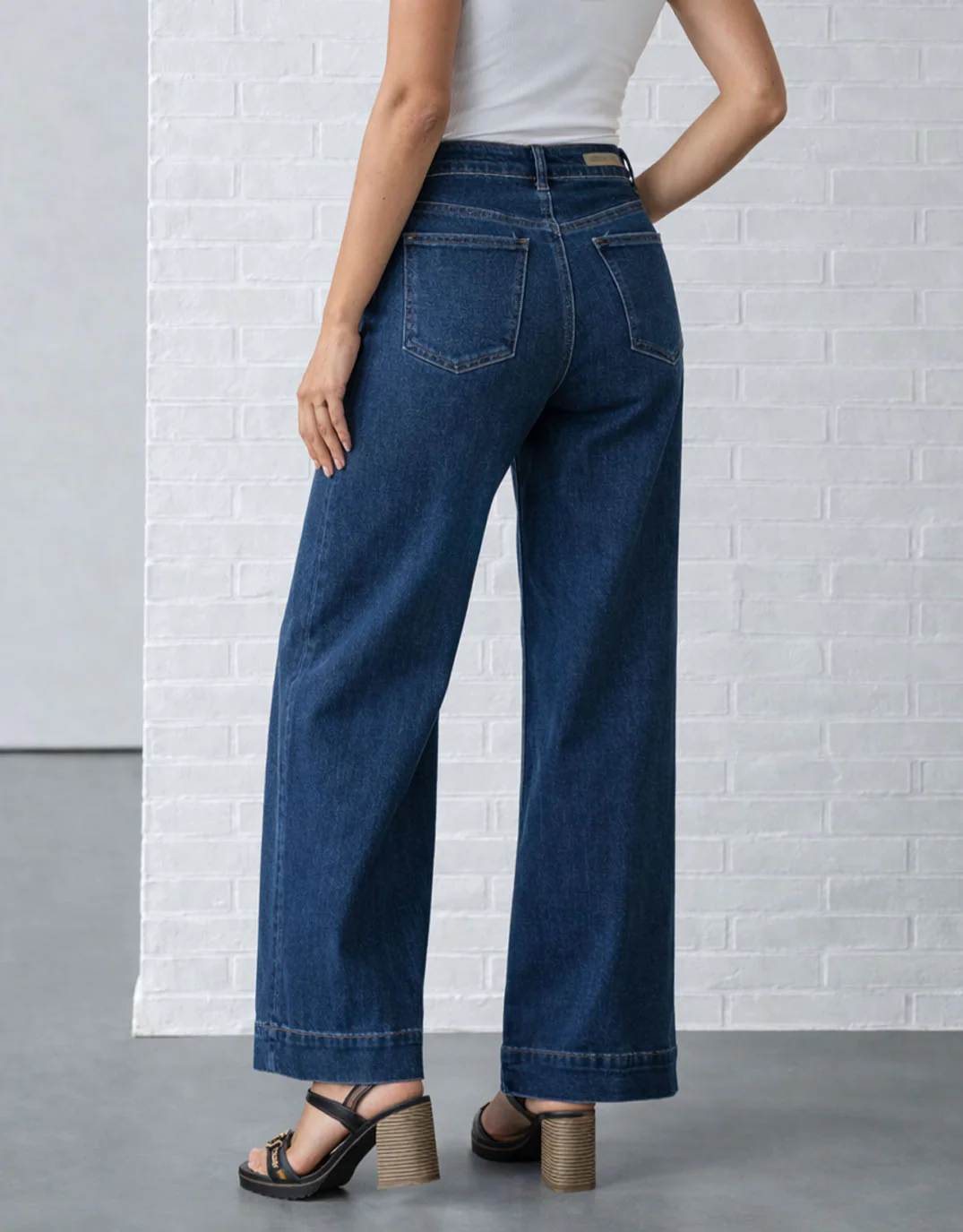 Ellery Stretch Straight Leg Jeans - Dark Wash - Image 5