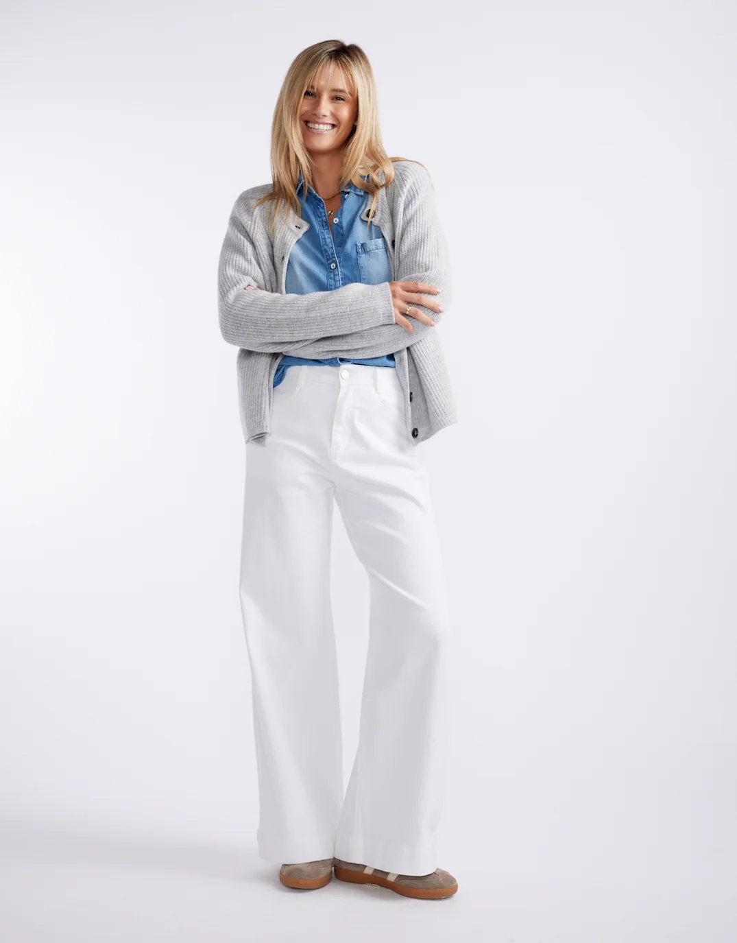 Ellery Stretch Straight Leg Jeans - White - Image 7