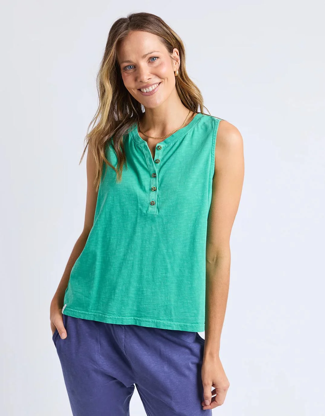 Elysian Tank - Gumdrop Green