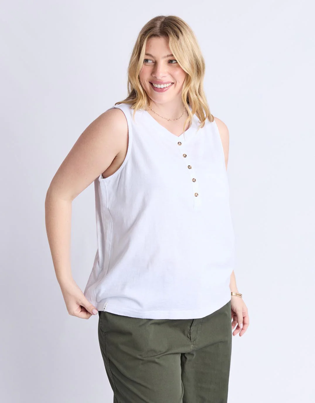 Elysian Tank - White - Image 5