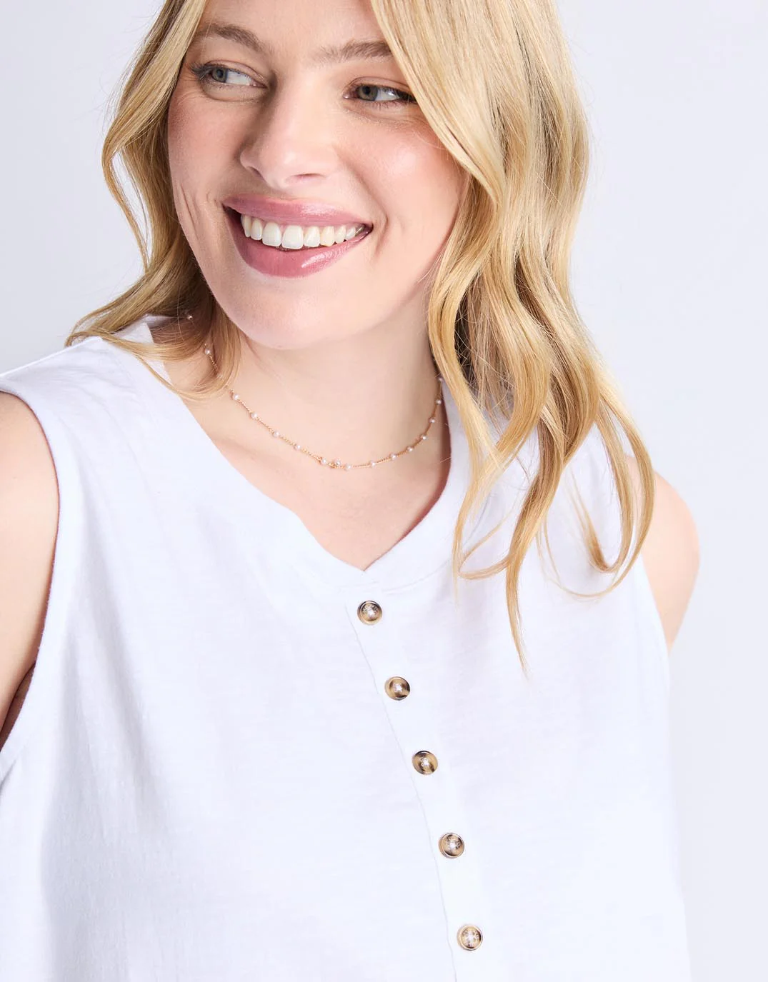 Elysian Tank - White - Image 6