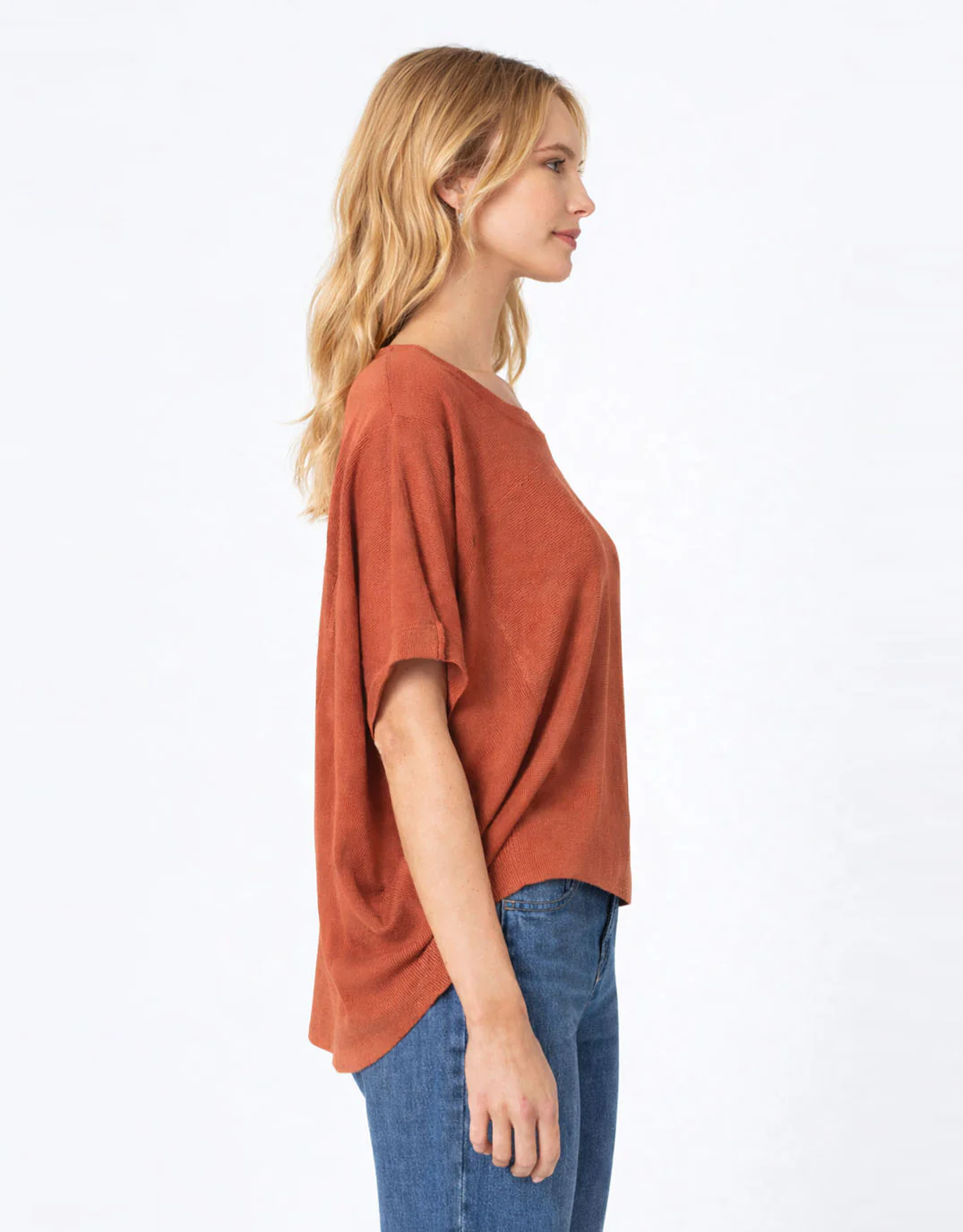 Esther Knit Top - Cinnamon - Image 3