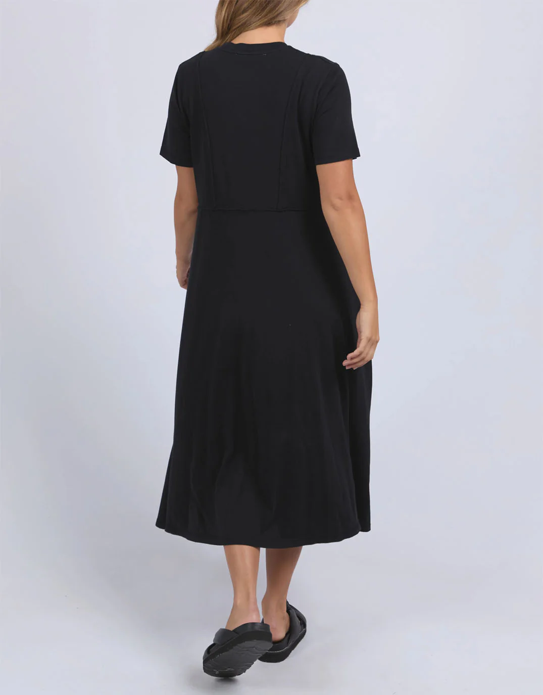 Eva Midi Dress - Black - Image 3