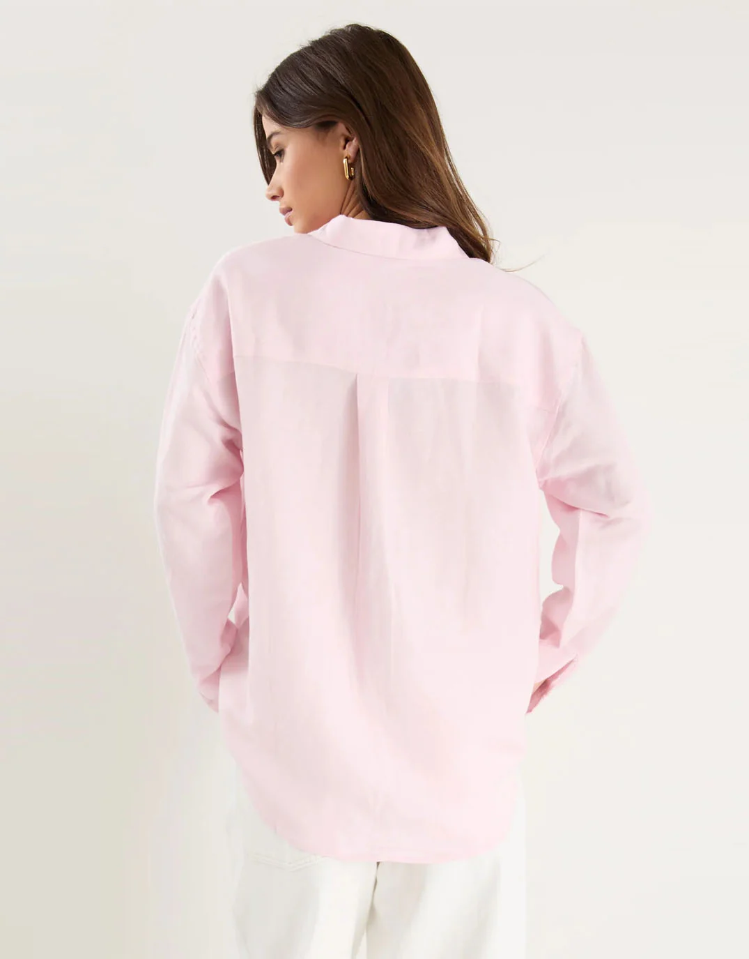 Exalted Oversized Shirt - Pale Pink - Image 6