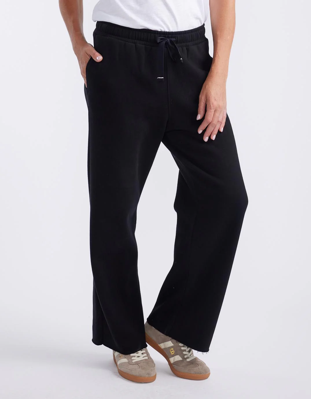 Fleece Lounger Pant - Black - Image 2