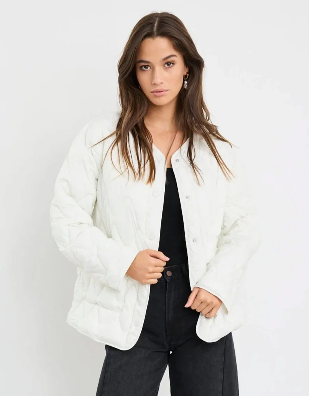 Frankly Puffer Jacket - Ecru