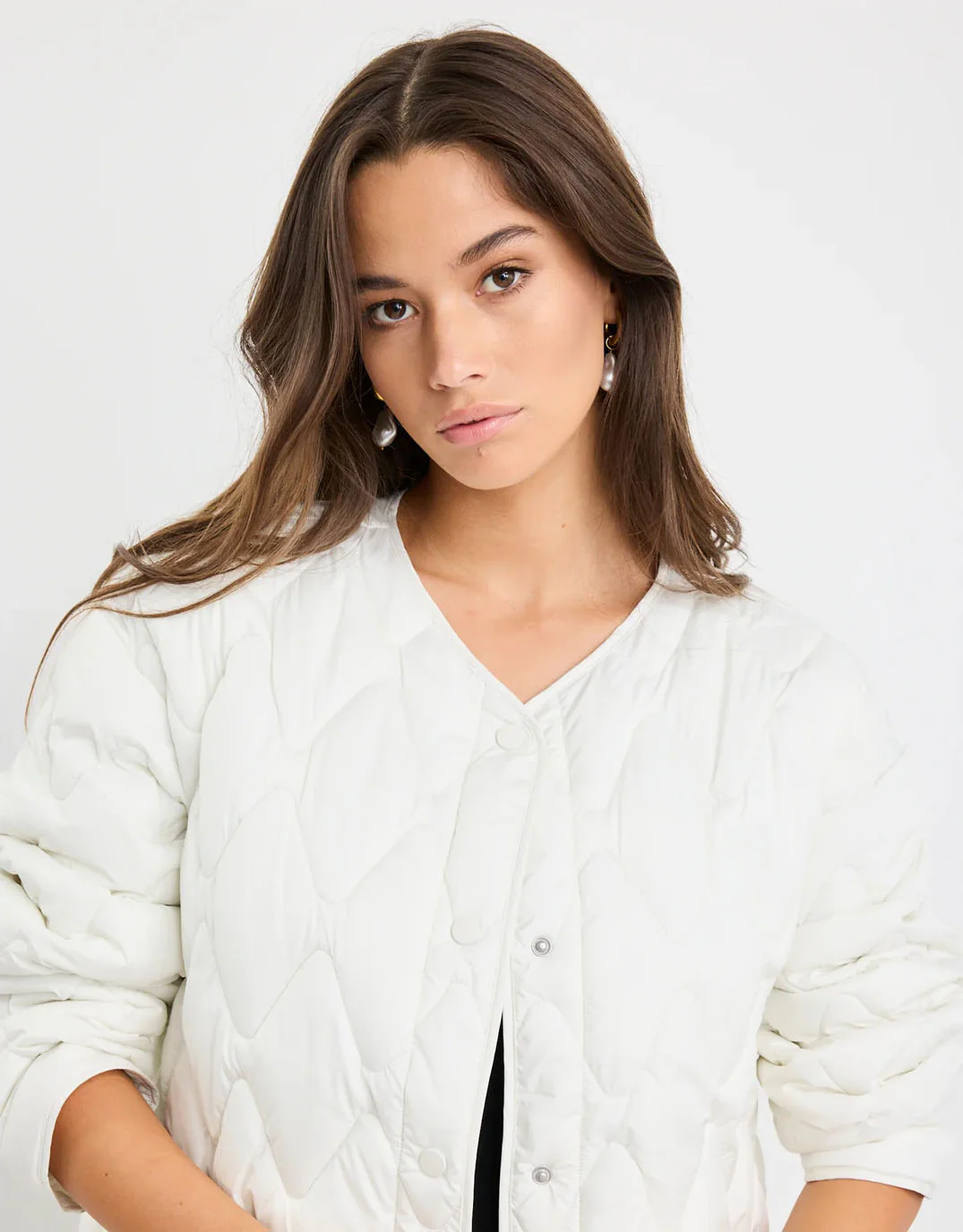 Frankly Puffer Jacket - Ecru - Image 2