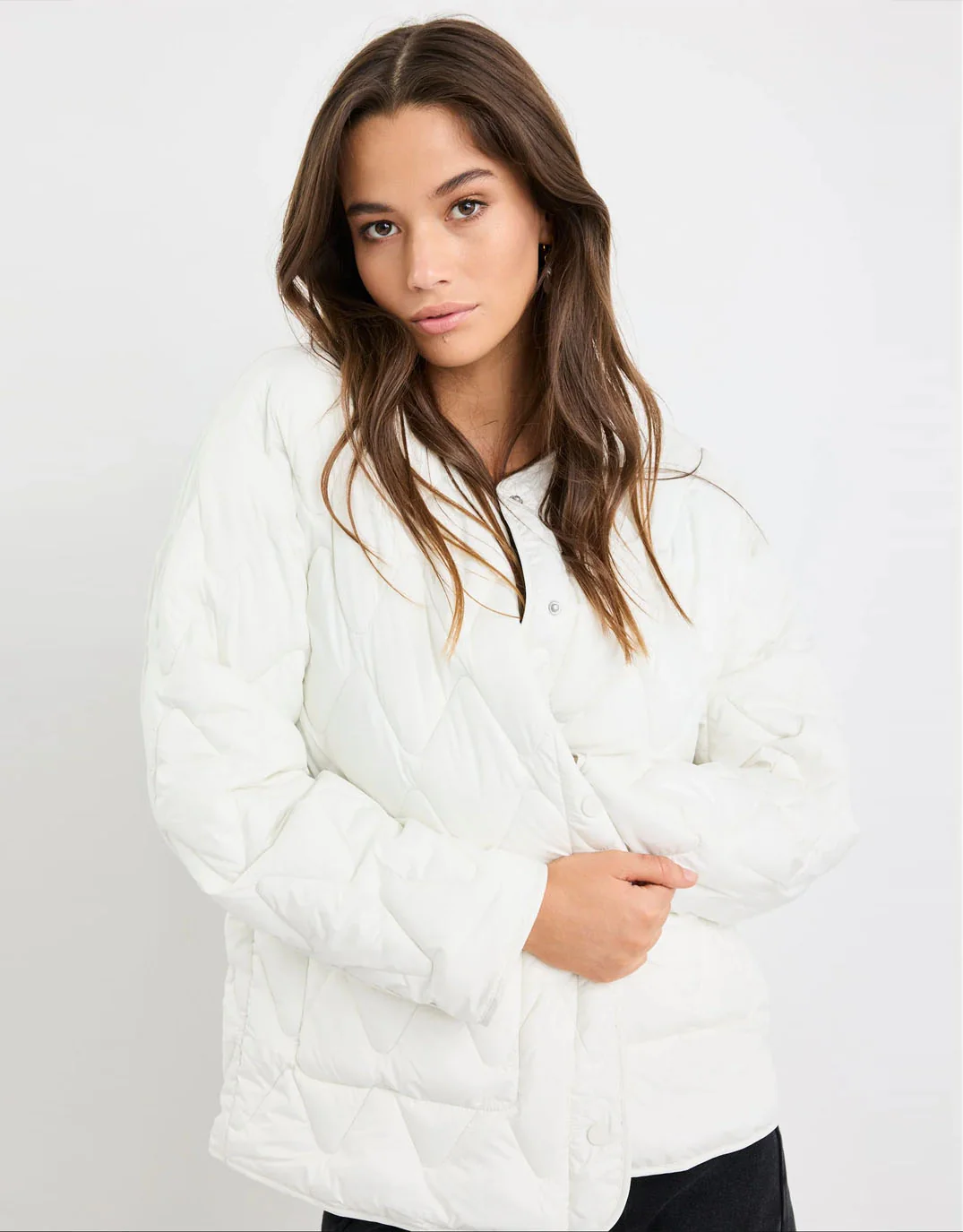 Frankly Puffer Jacket - Ecru - Image 4