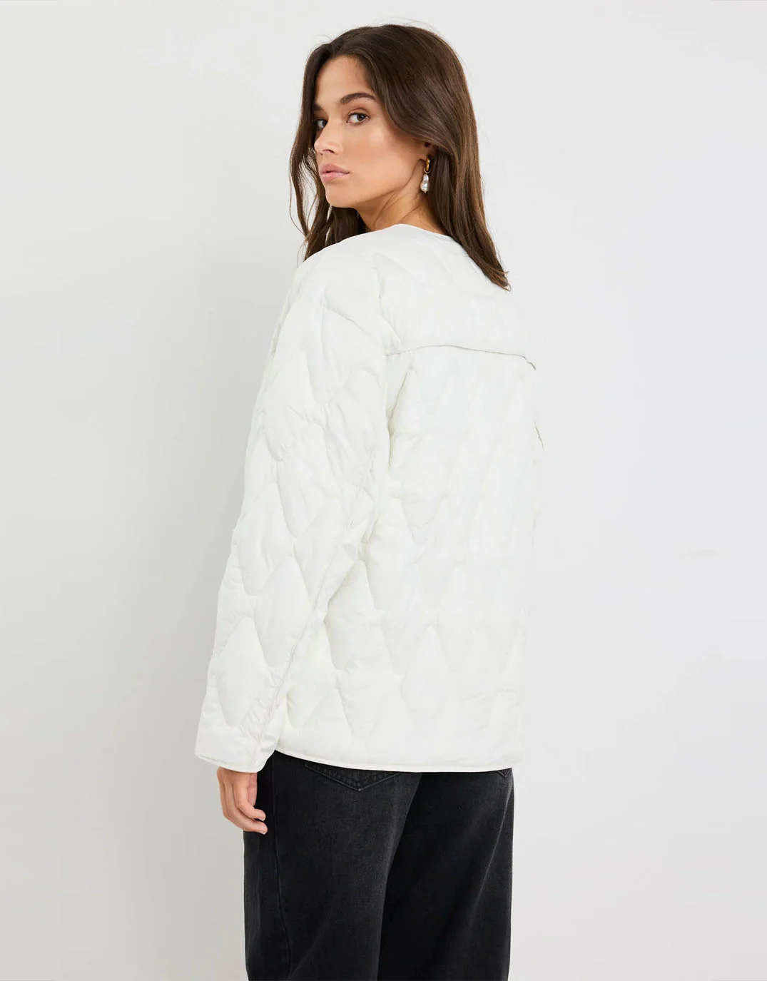 Frankly Puffer Jacket - Ecru - Image 6