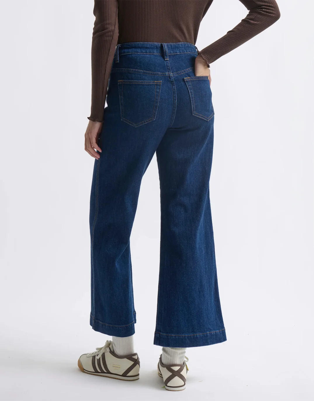 Freya Plait Pocket Jean - Palisade Blue - Image 6