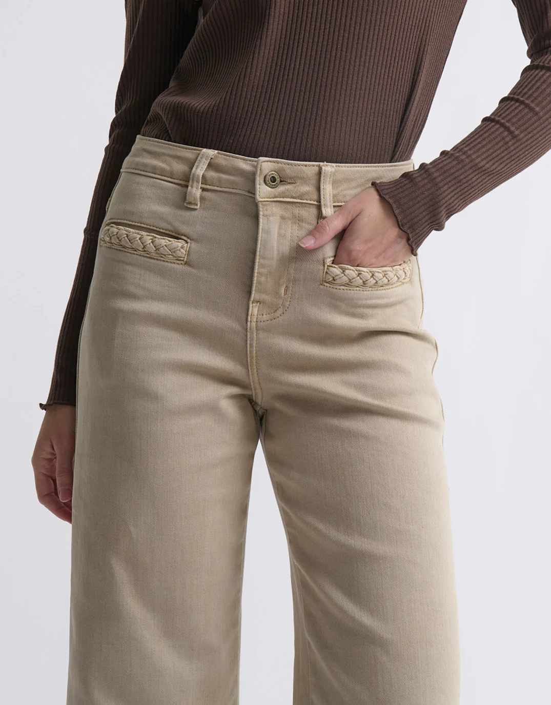 Freya Plait Pocket Jean - Image 6