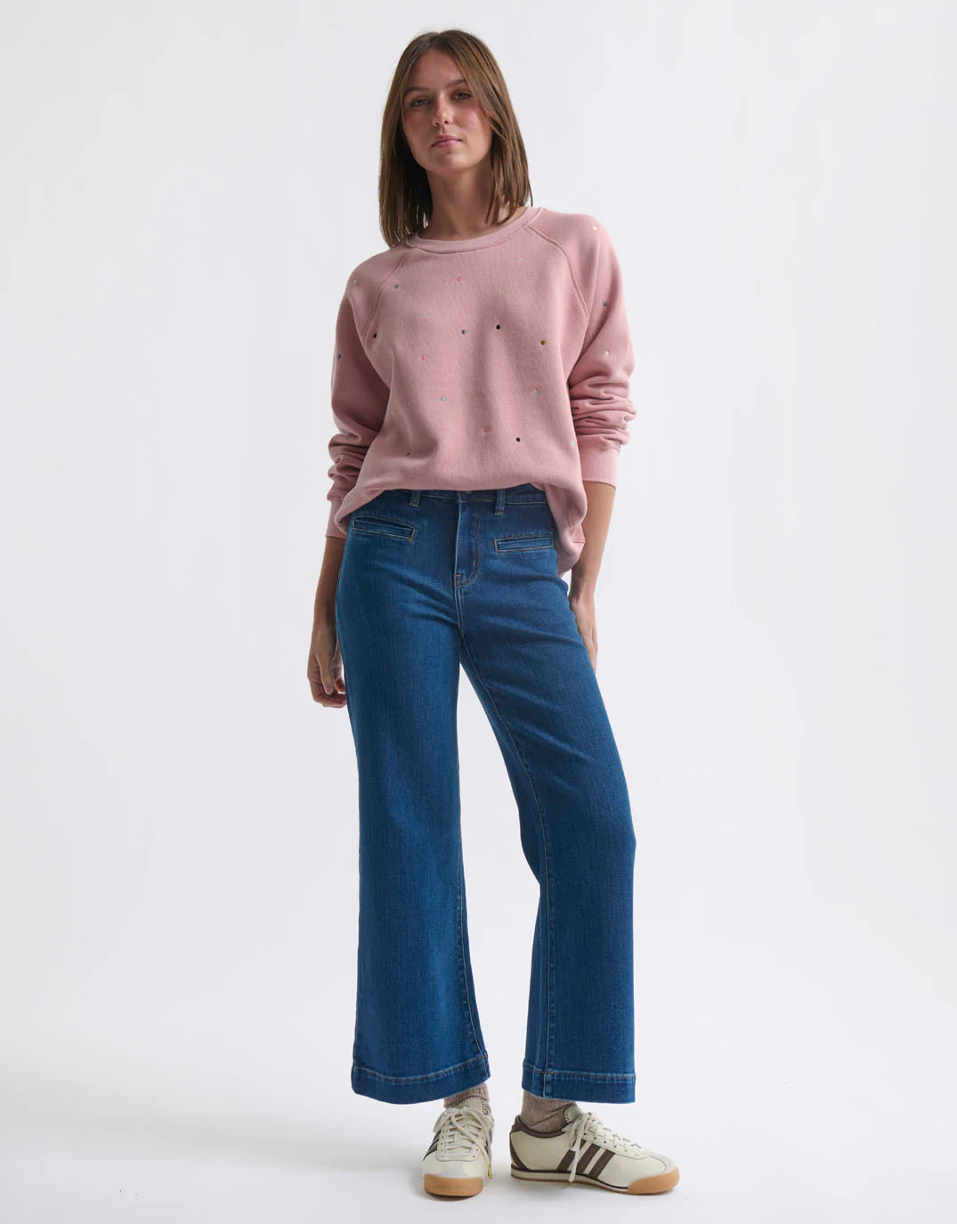 Freya Welt Pocket Jean - Brentwood Blue - Image 3