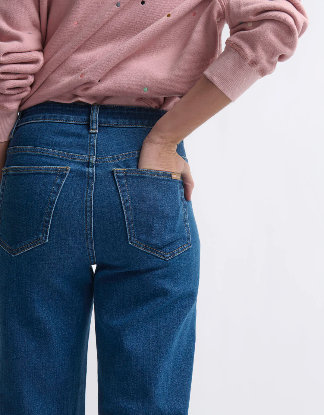 Freya Welt Pocket Jean - Brentwood Blue - Image 4