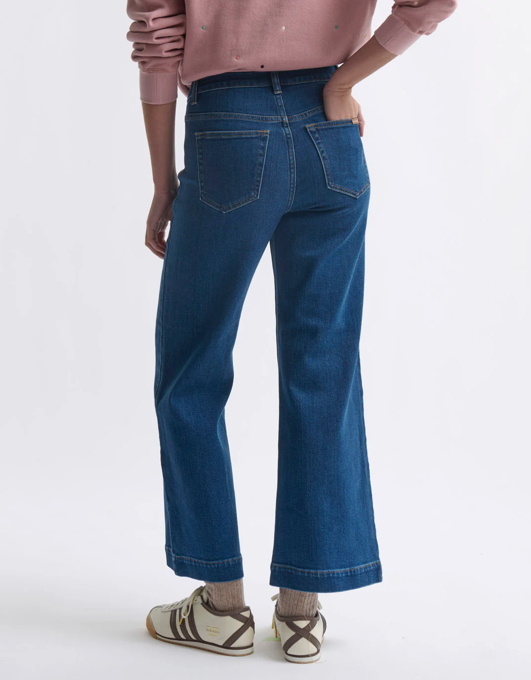 Freya Welt Pocket Jean - Brentwood Blue - Image 5