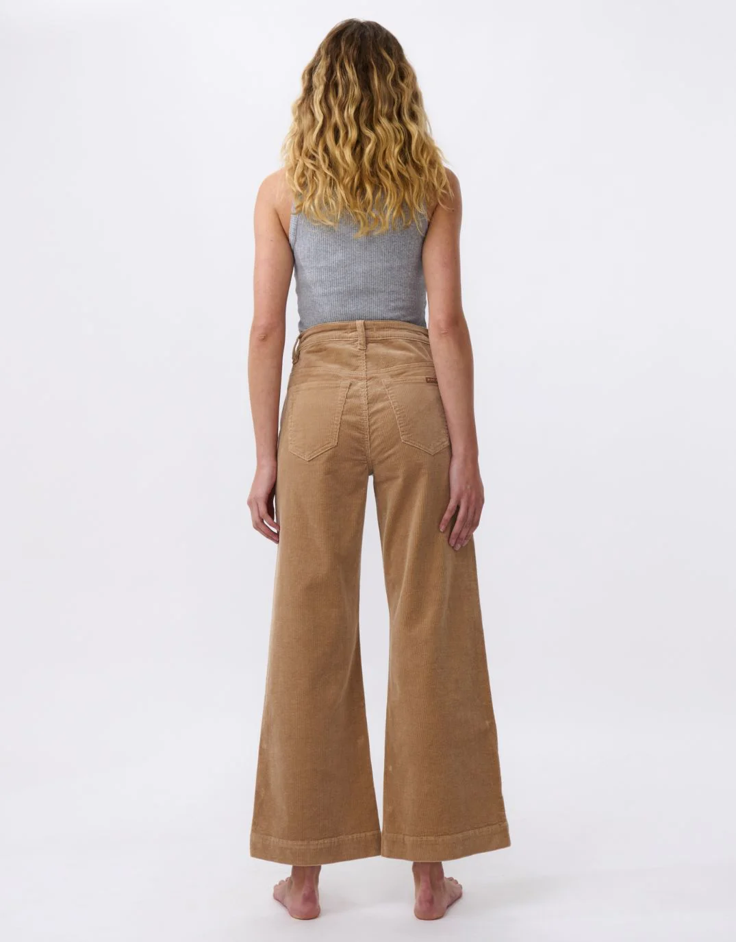 Freya Wide Leg Cords - Camel - Image 9