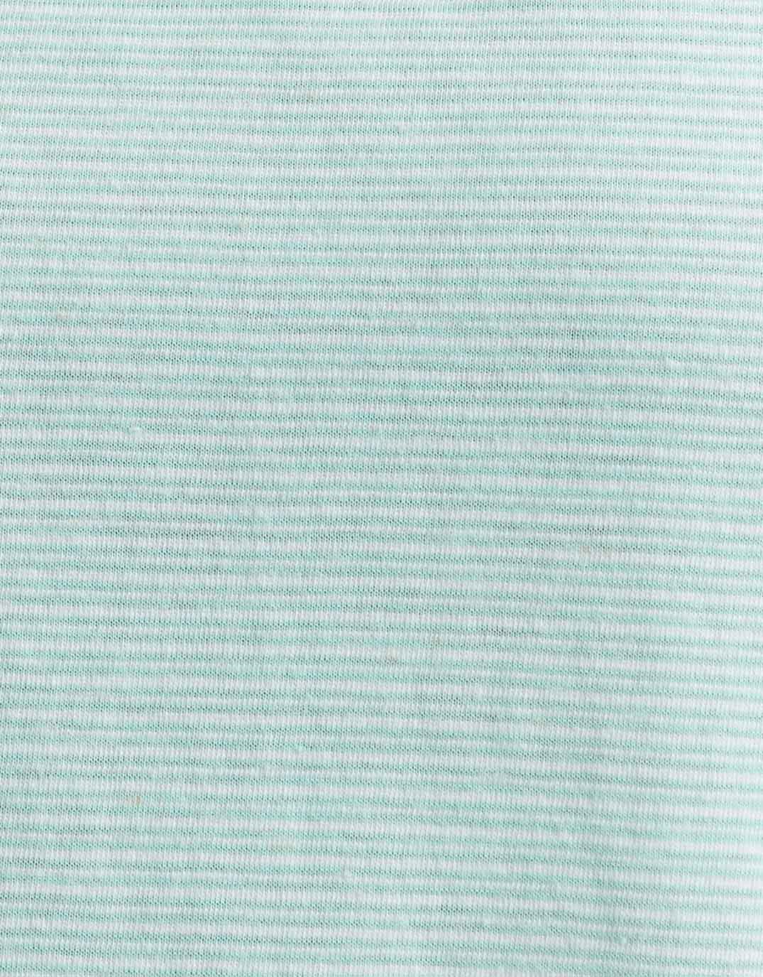 Gelati Stripe Round Neck Tee - Seaglass - Image 4