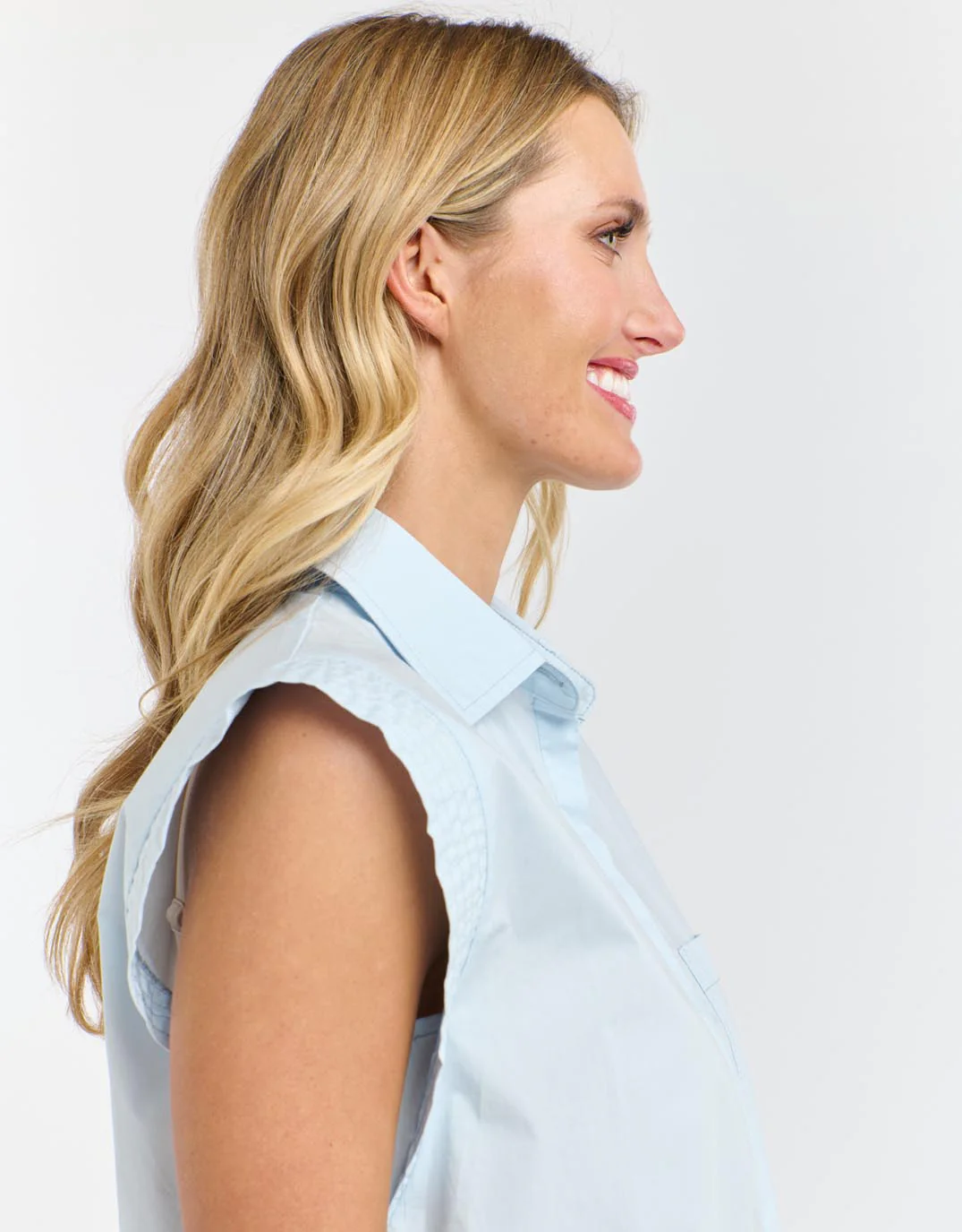Gigi Shirt - Powder Blue - Image 6