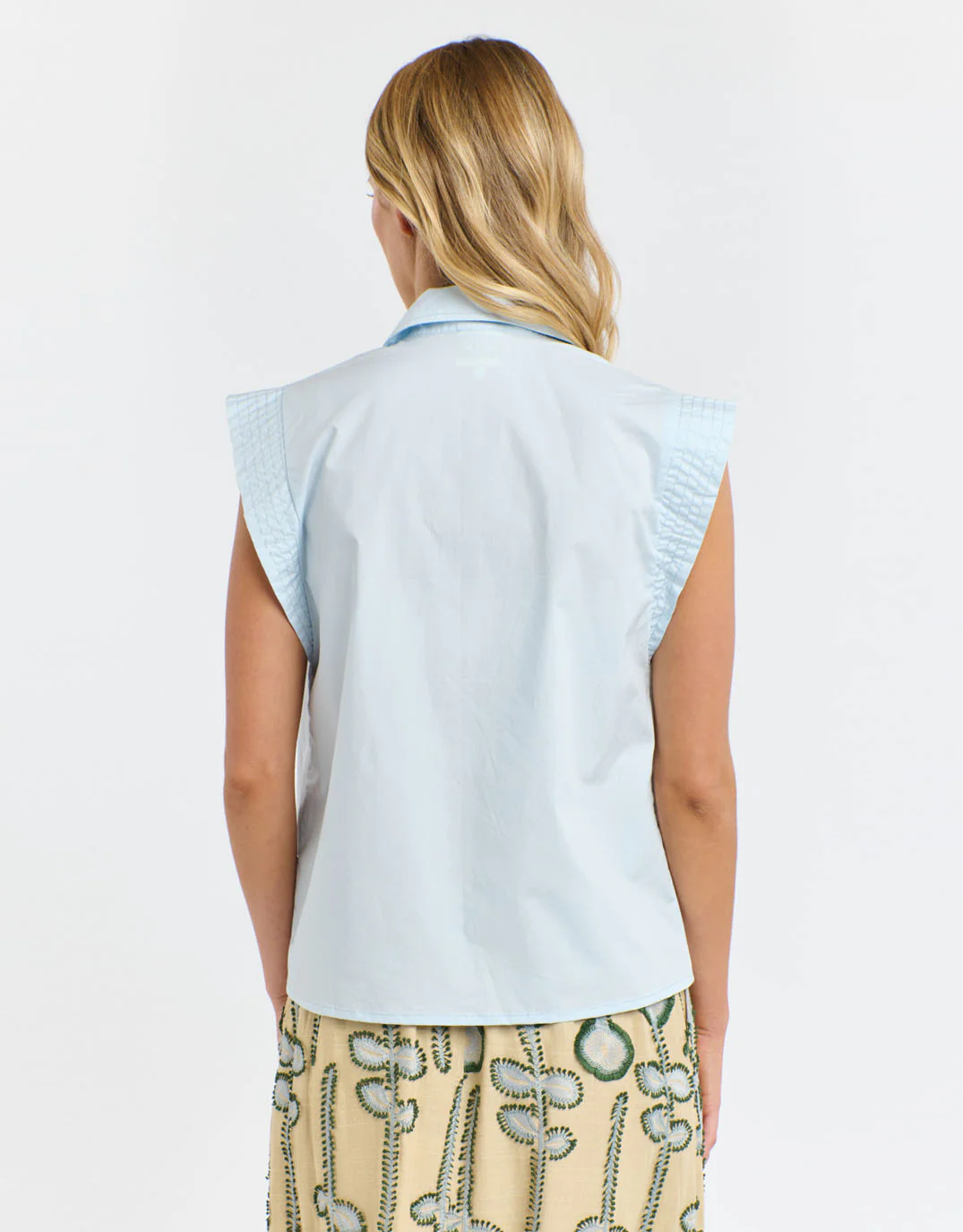 Gigi Shirt - Powder Blue - Image 8