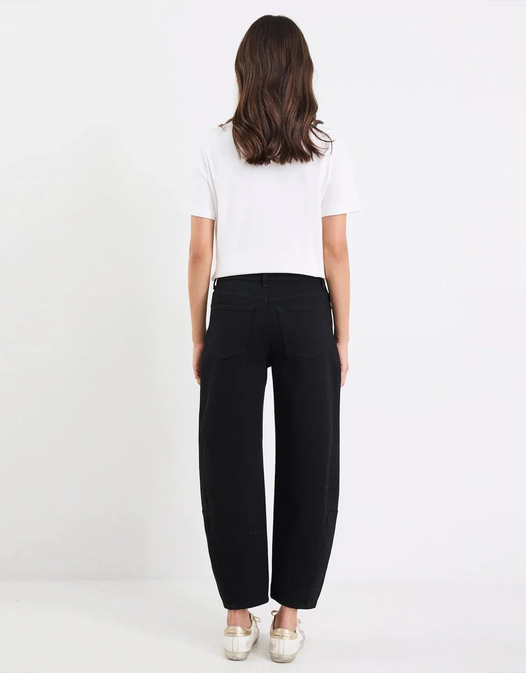 Graduate Stretch Barrel Jeans - Jet Black - Image 5