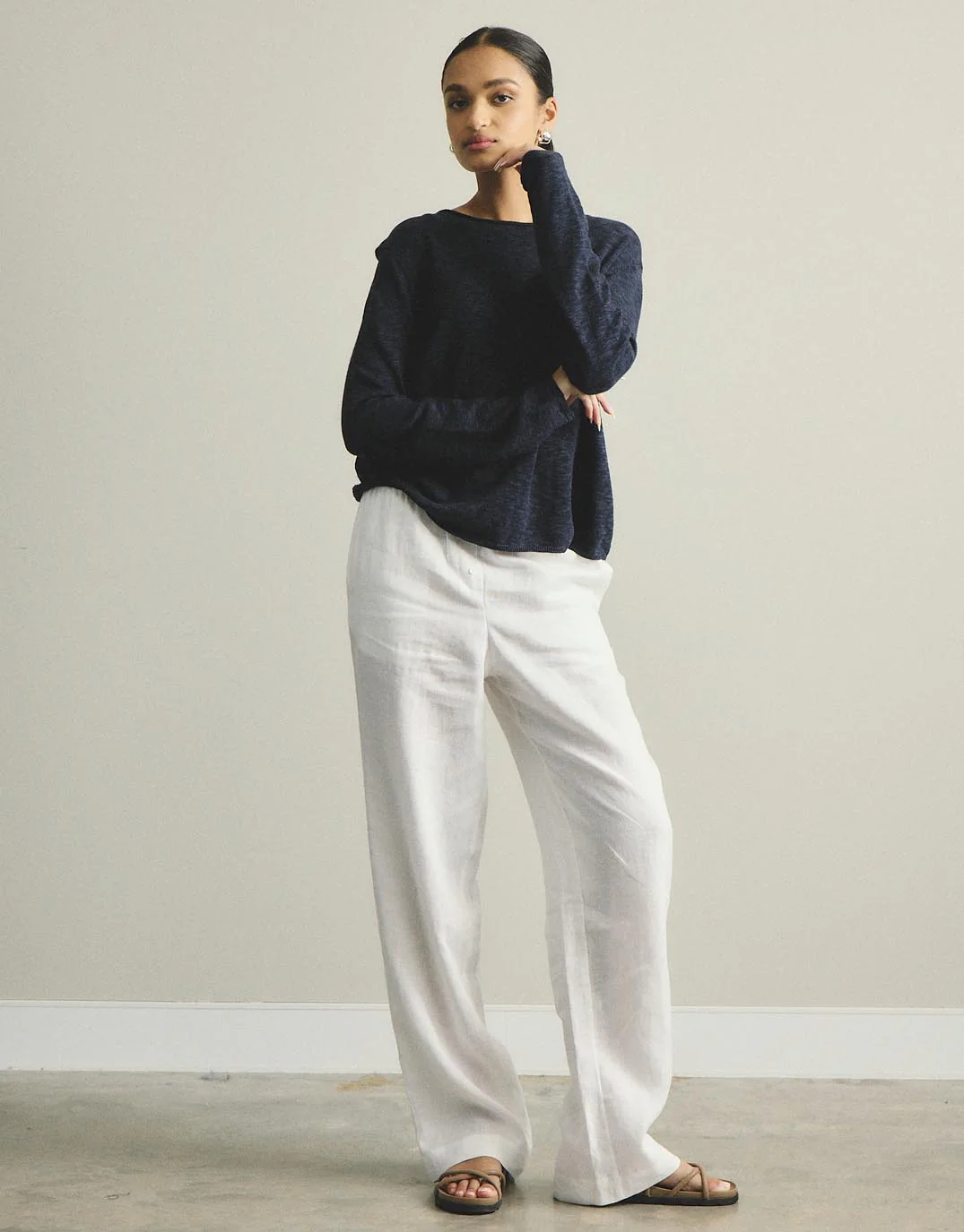 Harper Sweater - Navy - Image 2