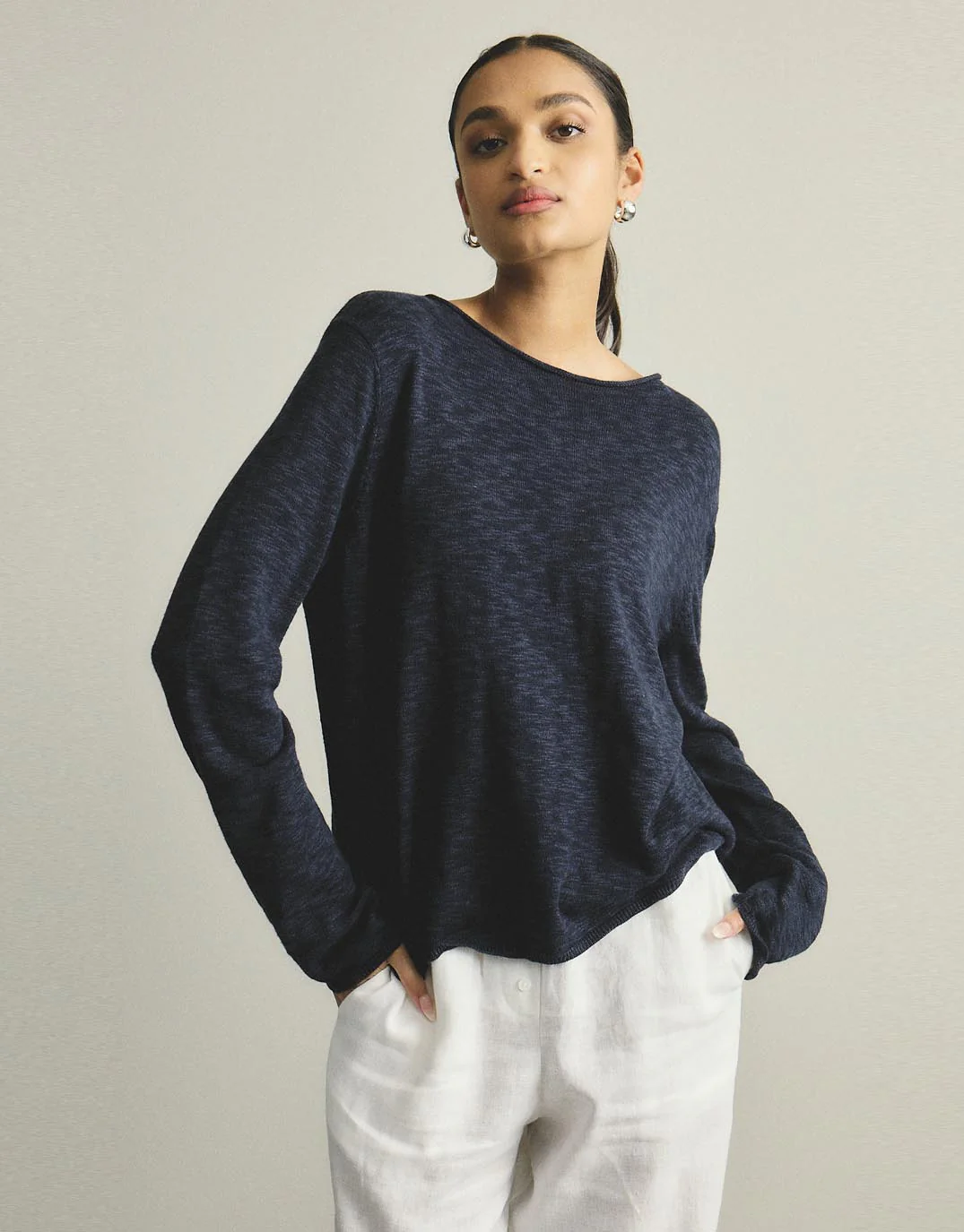 Harper Sweater - Navy - Image 5