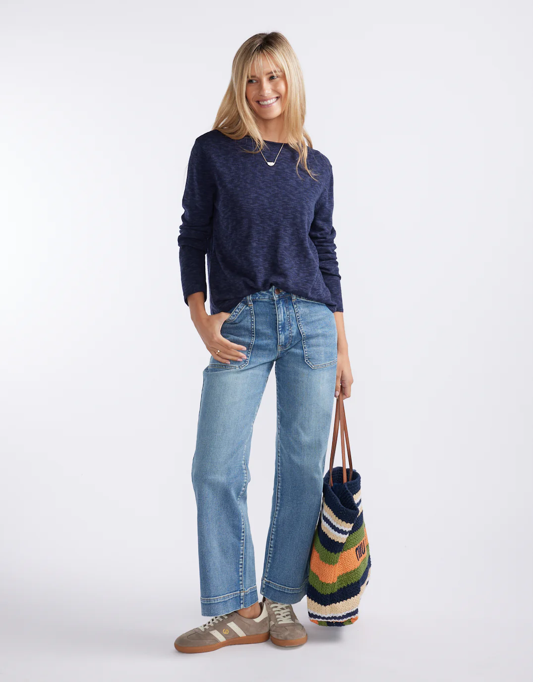 Harper Sweater - Navy - Image 7