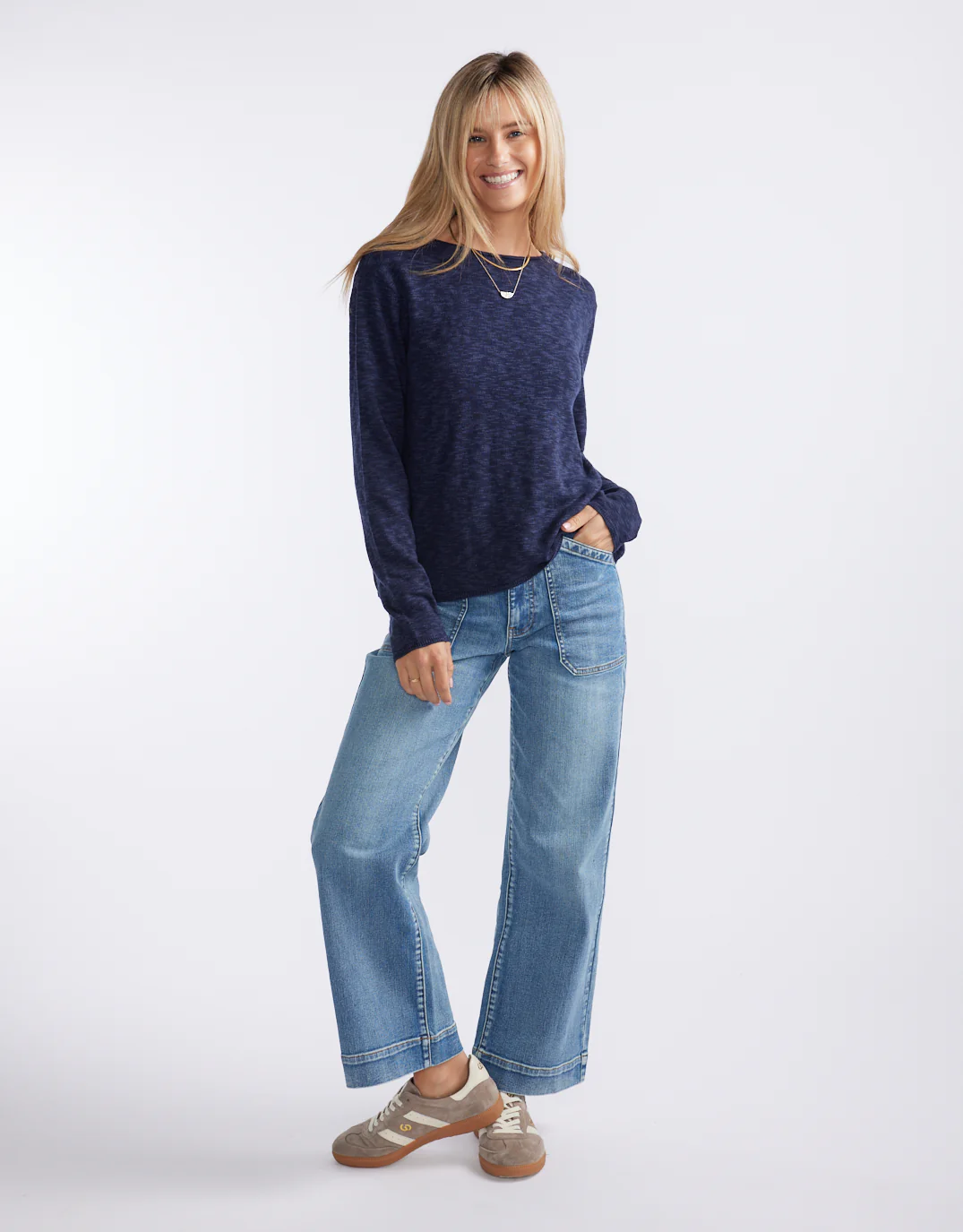 Harper Sweater - Navy - Image 8